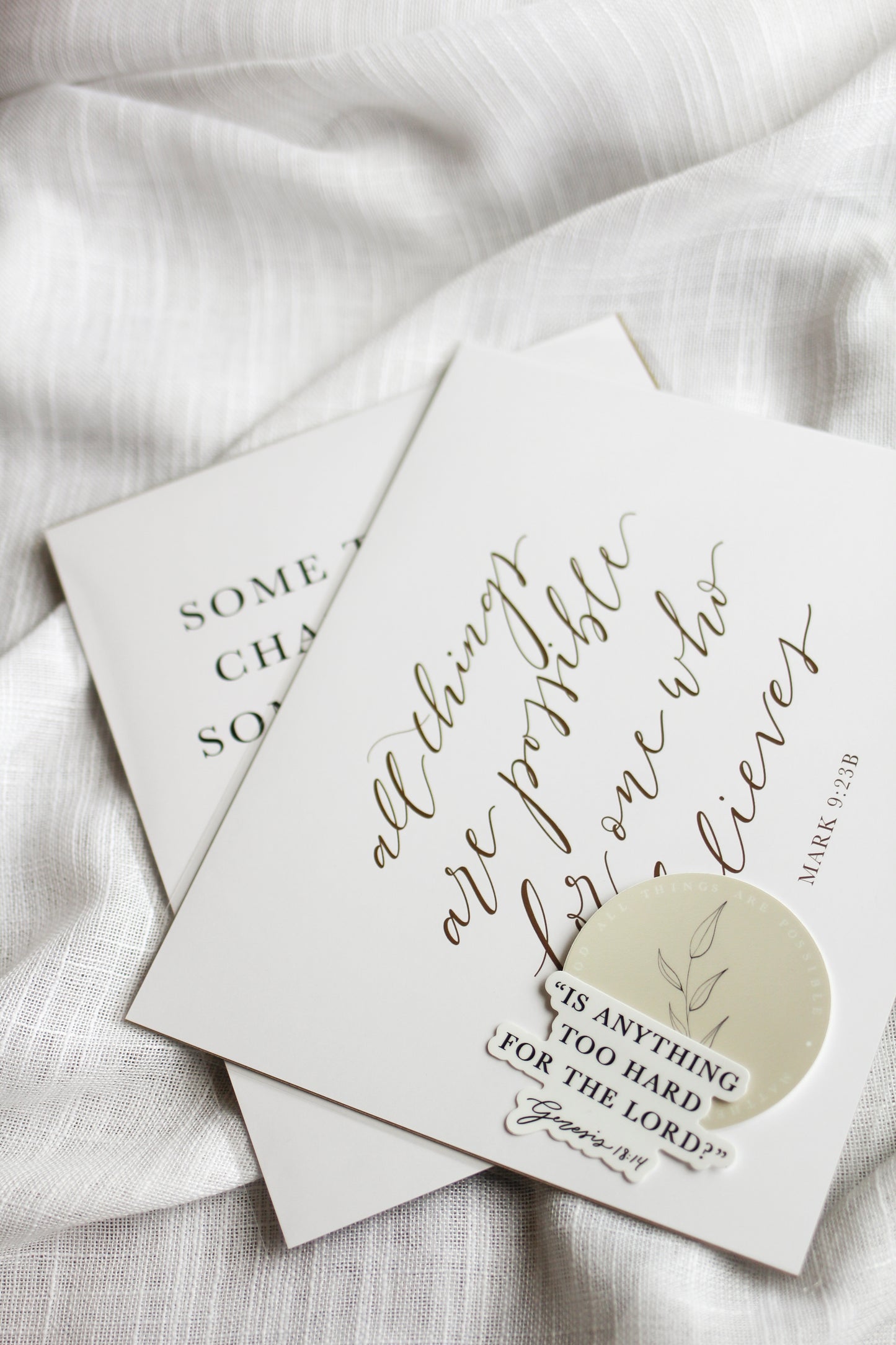 "all things are possible" | gift bundle