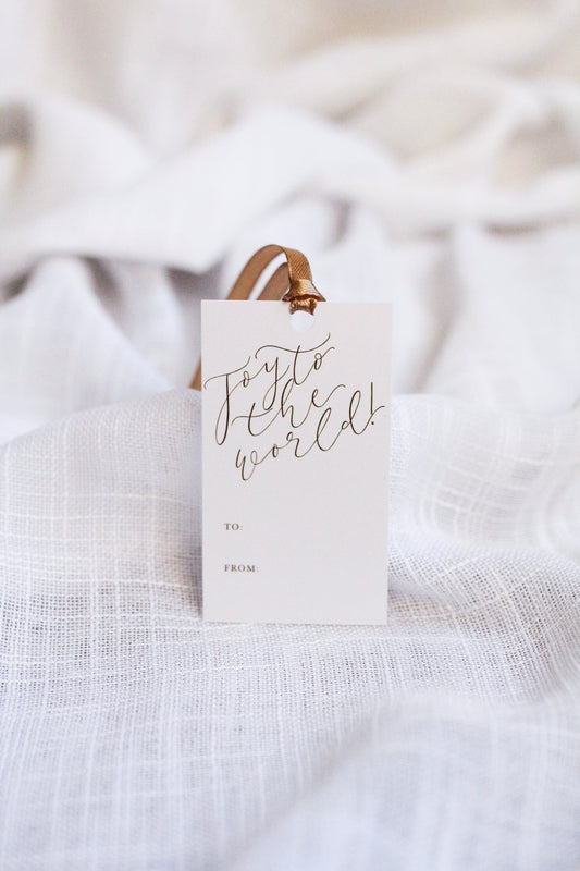 Earthy Christmas Gift Tags