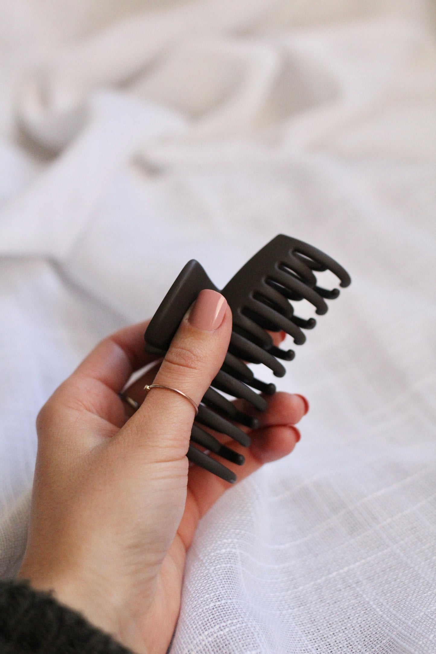 Jaw Clip | dark brown