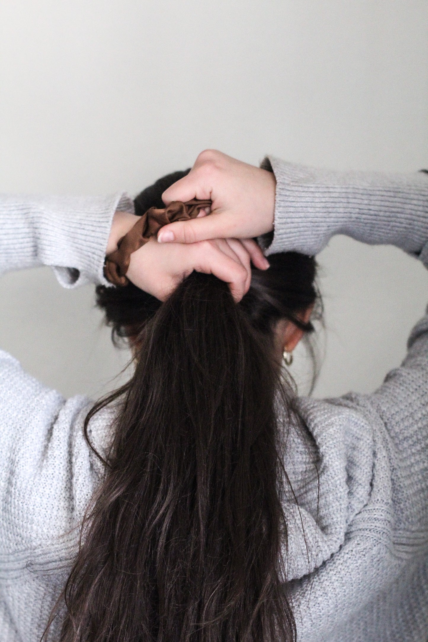 "Mocha" Hair Scrunchy