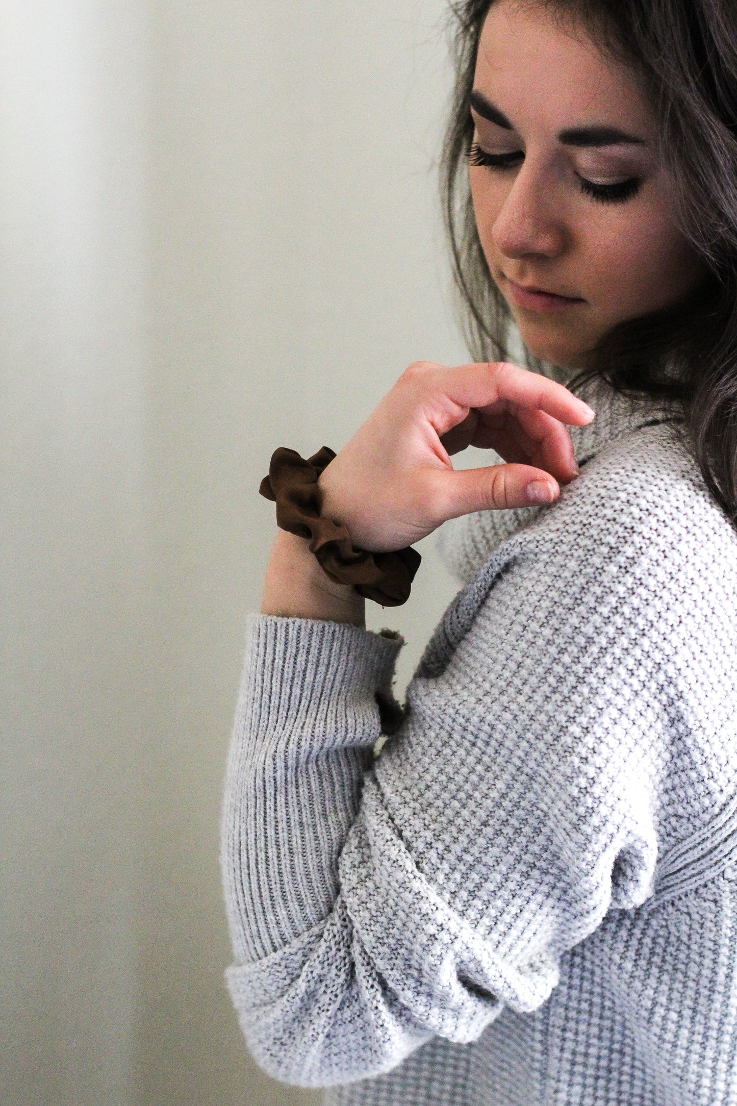 "Mocha" Hair Scrunchy