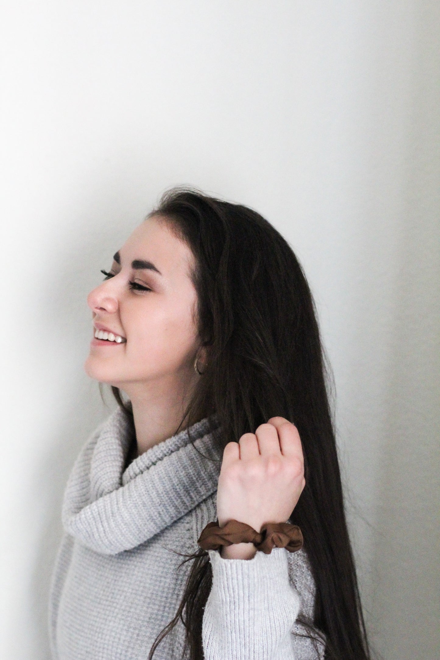 "Mocha" Hair Scrunchy