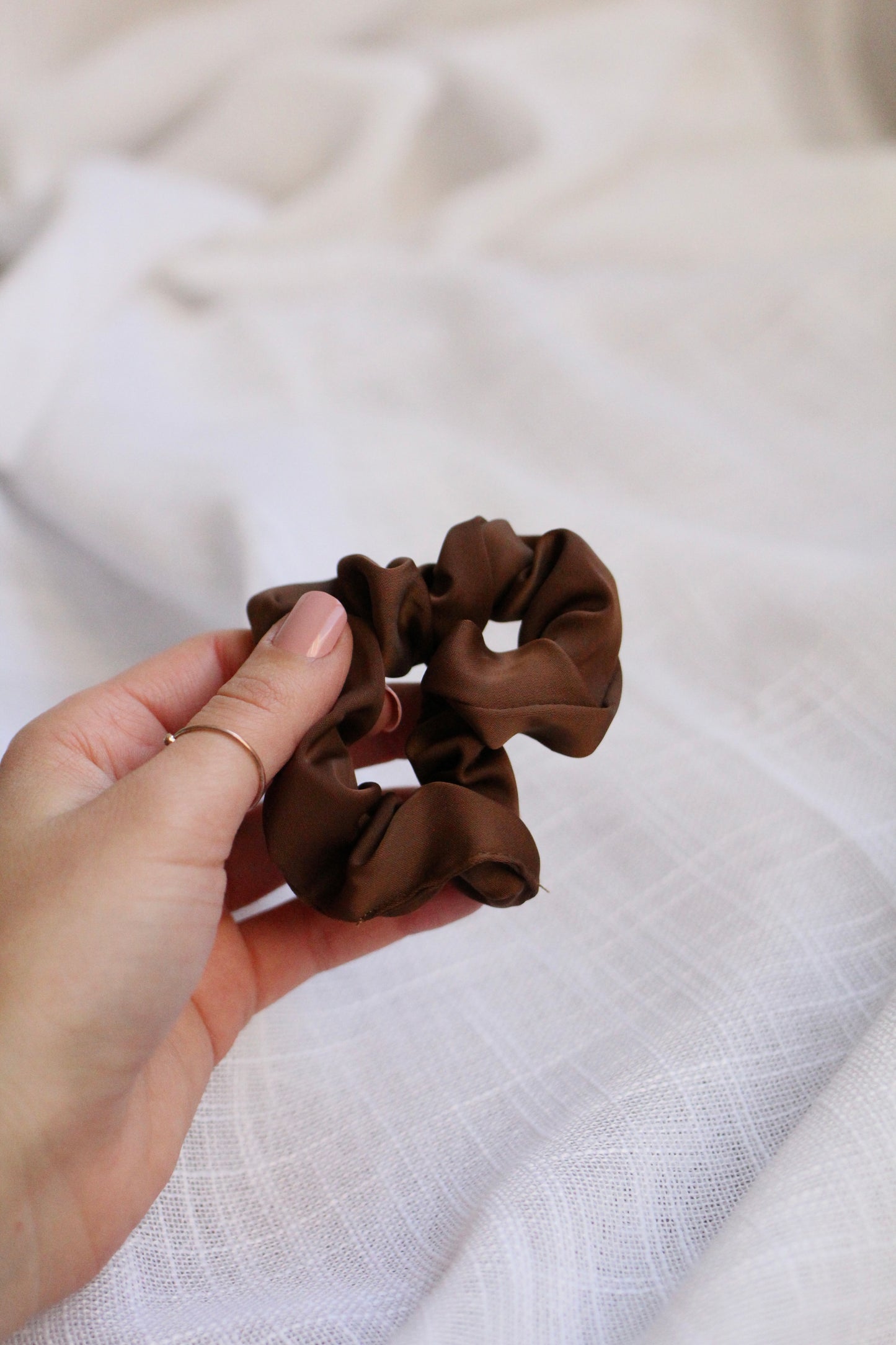 "Mocha" Hair Scrunchy
