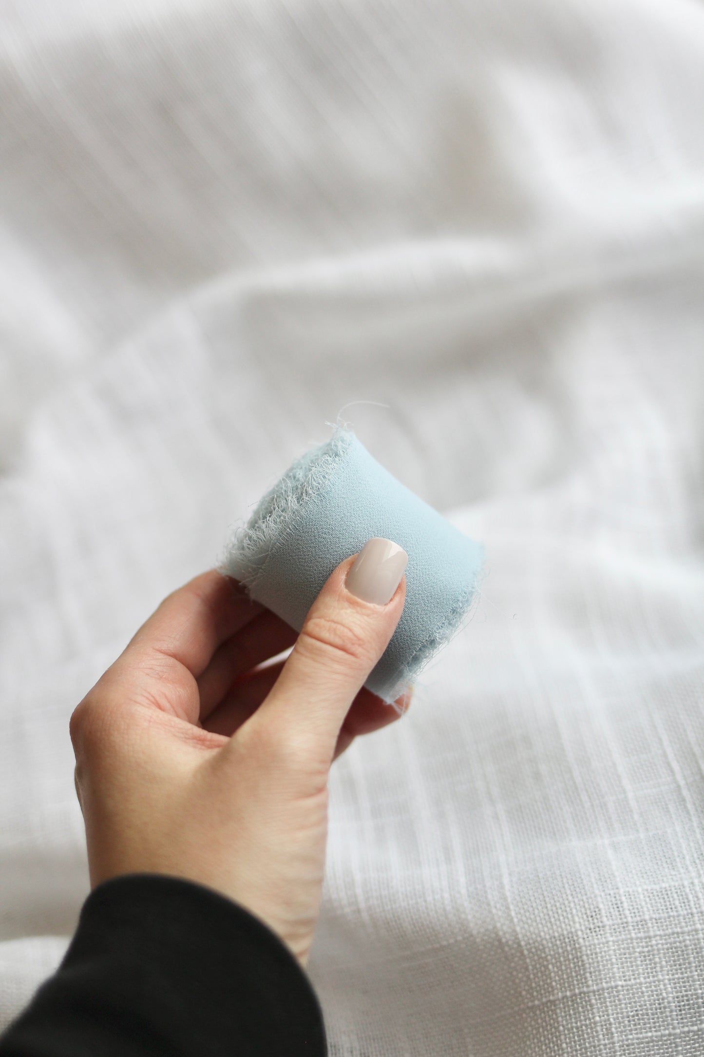 chiffon ribbon | Cinderella blue