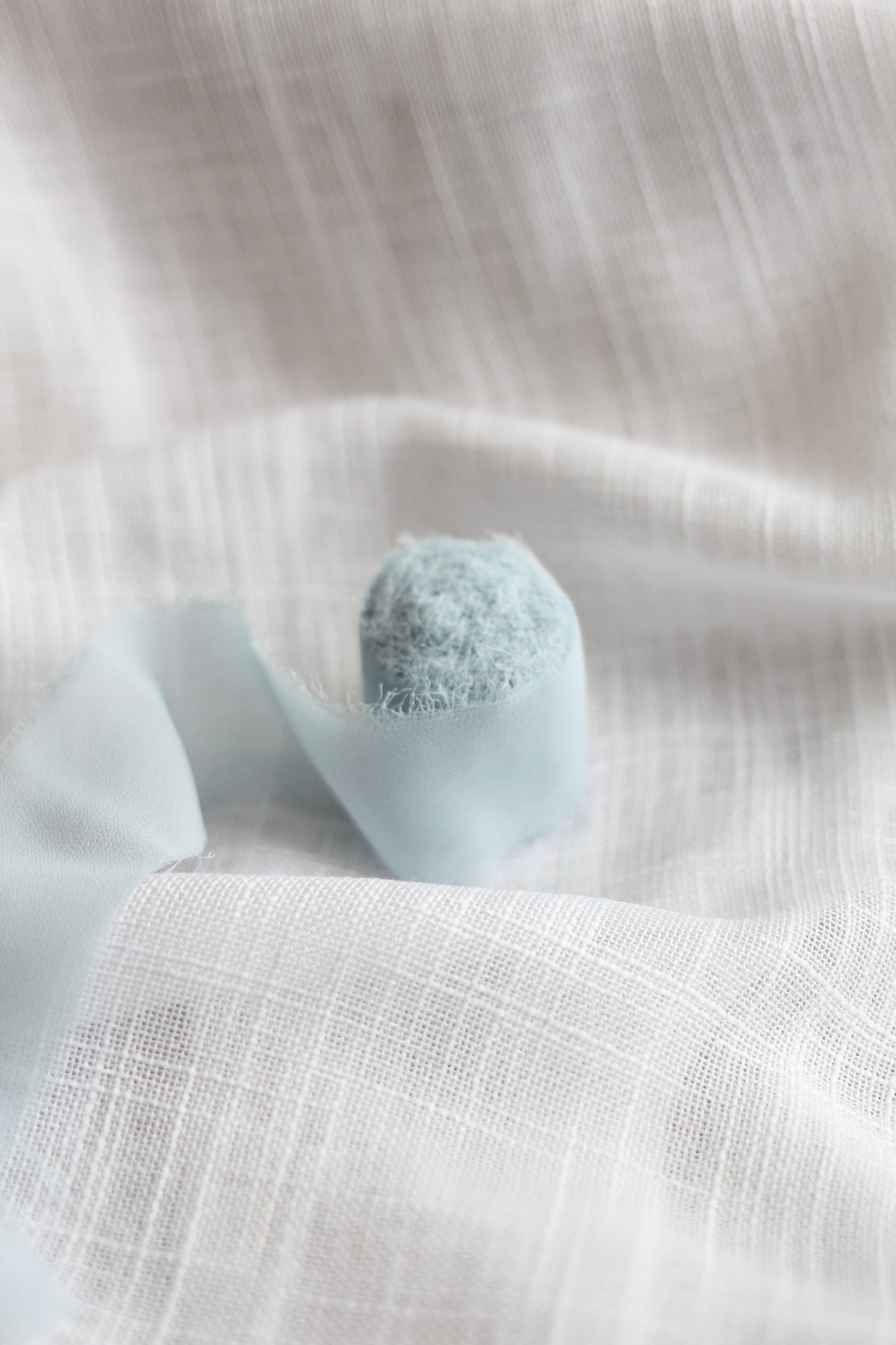 chiffon ribbon | Cinderella blue