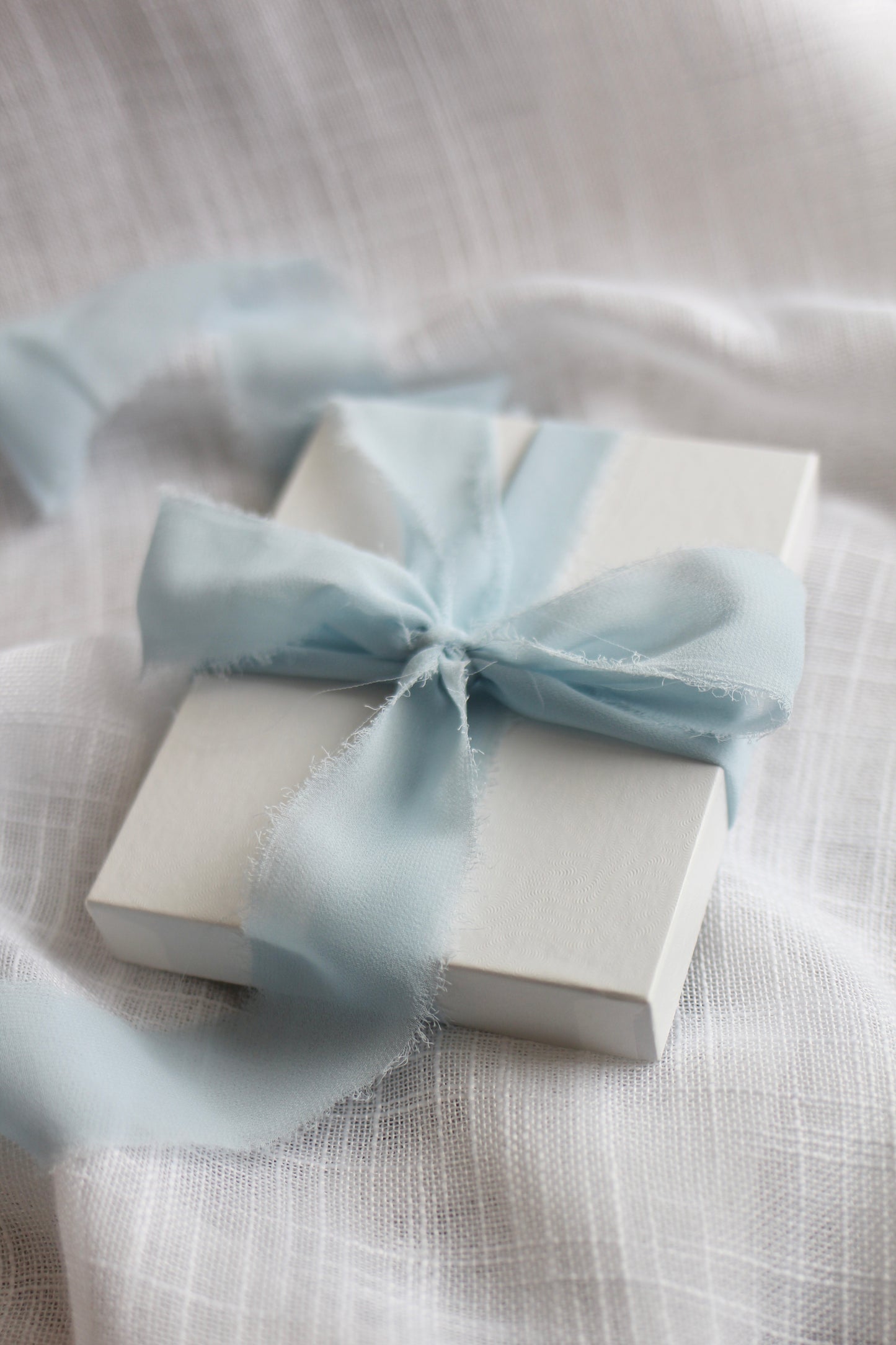 chiffon ribbon | Cinderella blue