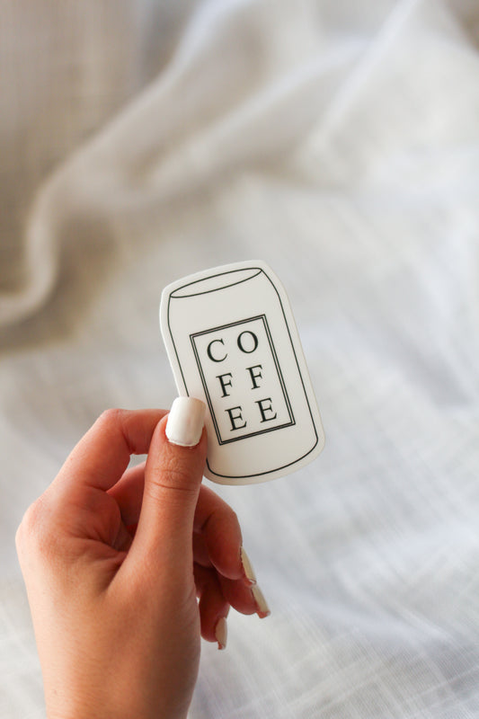 coffee can class sticker