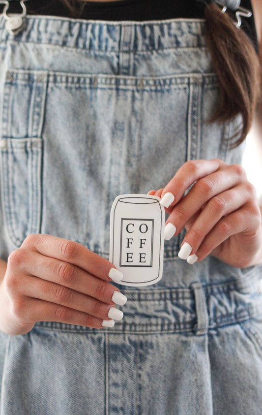 coffee can class sticker