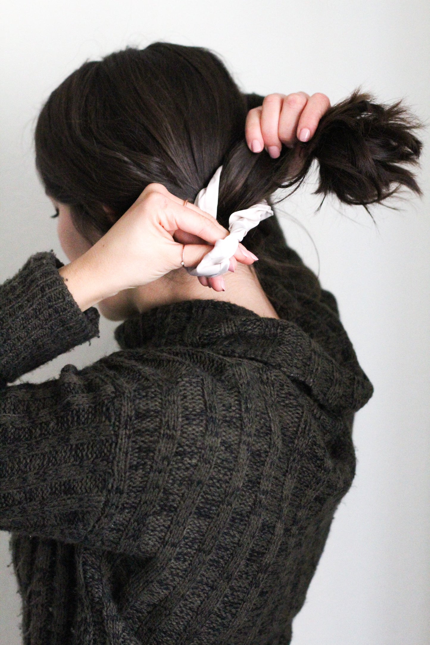 "Cream" Hair Scrunchy