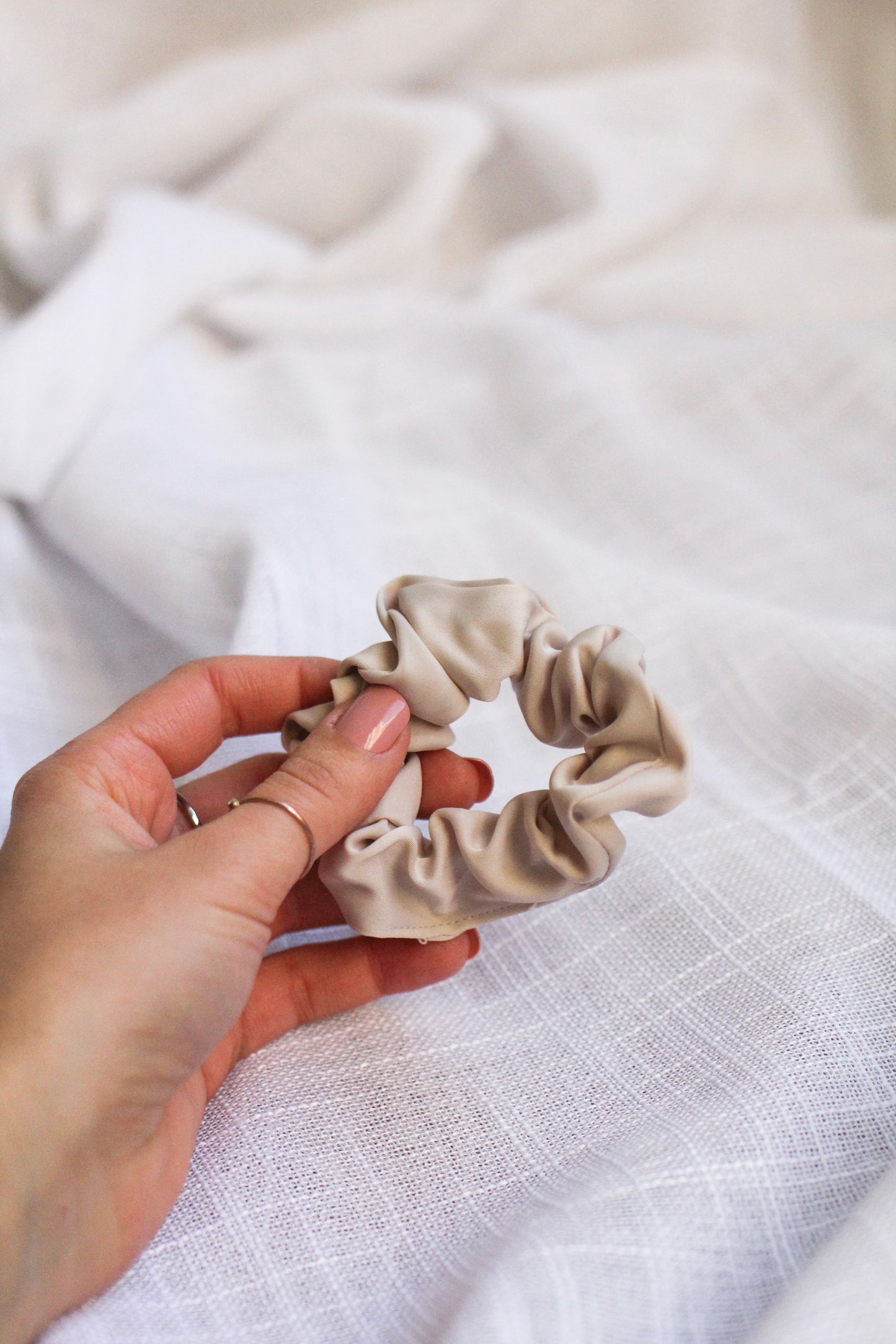 "Cream" Hair Scrunchy