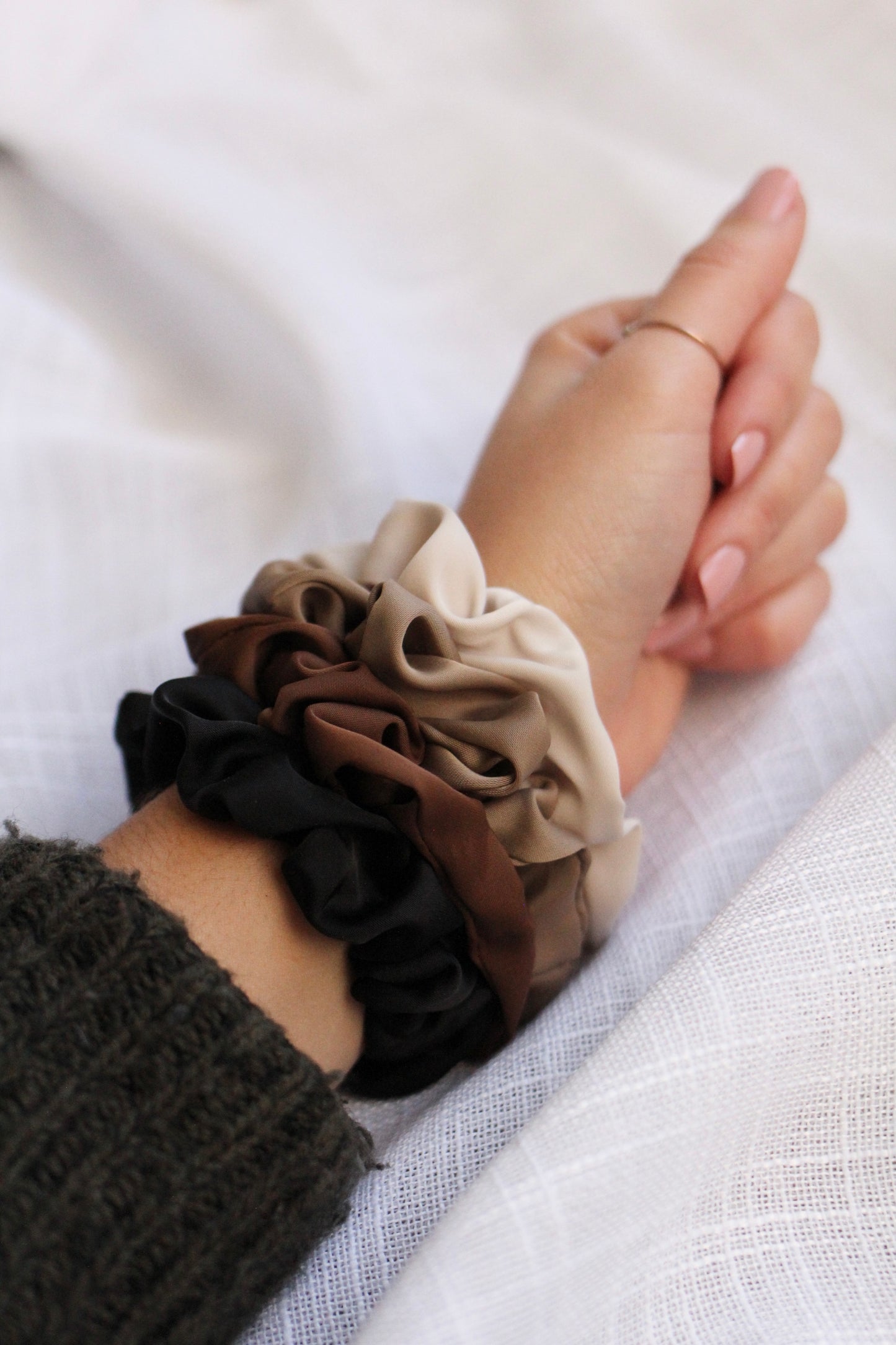 "Cream" Hair Scrunchy