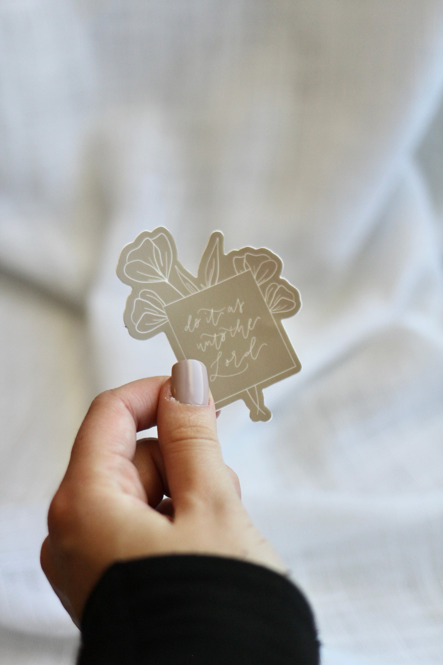 "do it as unto the Lord" | sticker