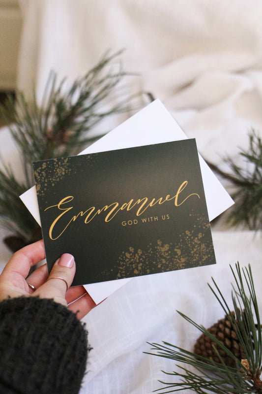 "Emmanuel"  |  Elegant Christmas Cards