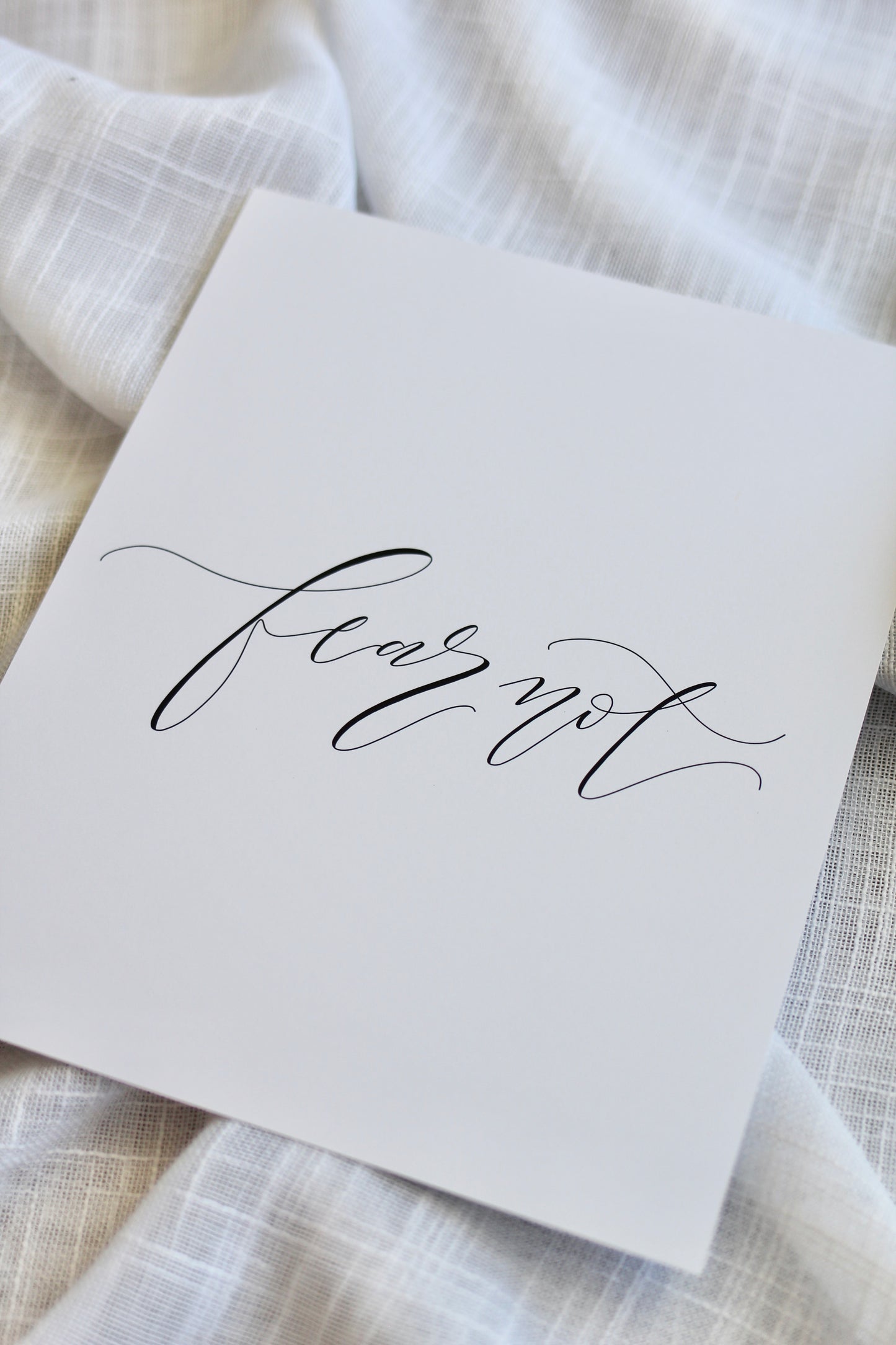 "fear not"  |  8x10" print