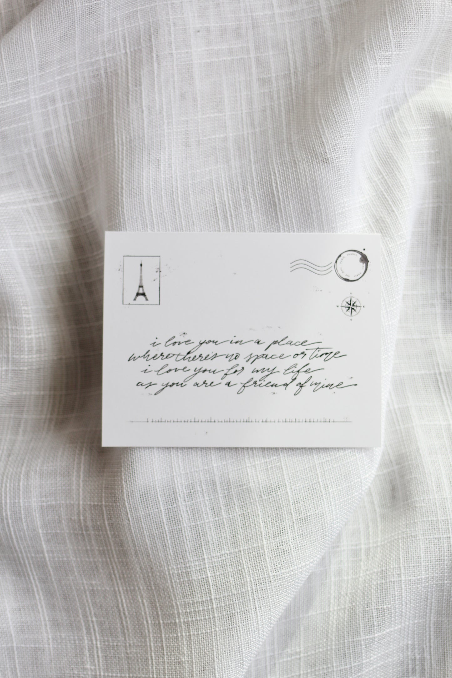 "French Cafe" Valentine Card