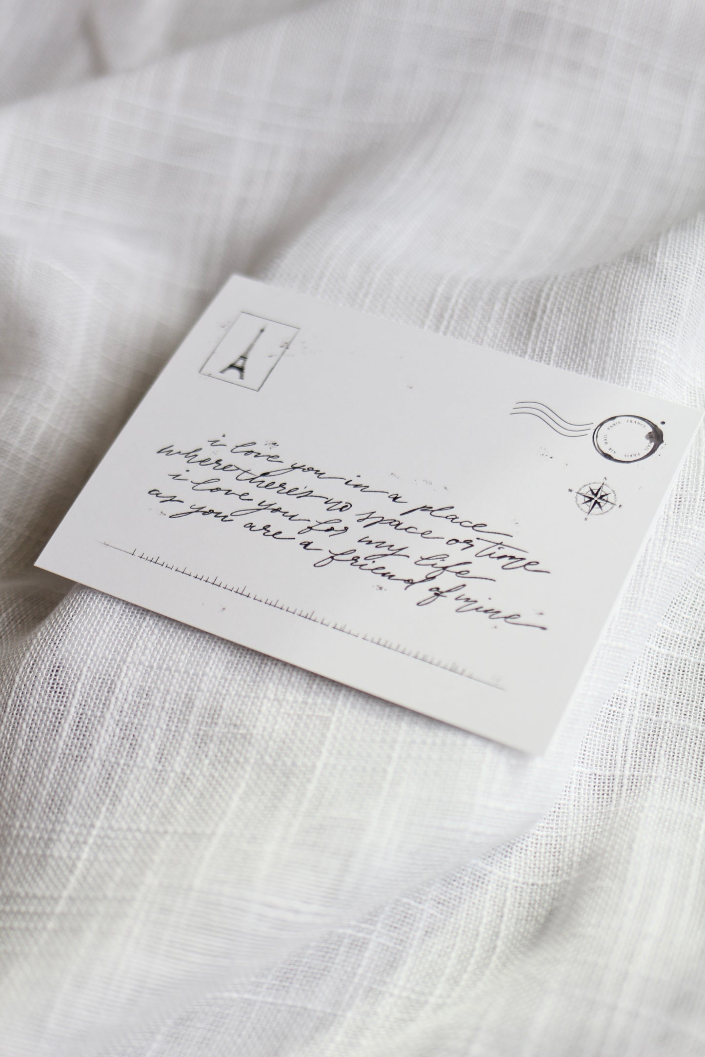 "French Cafe" Valentine Card