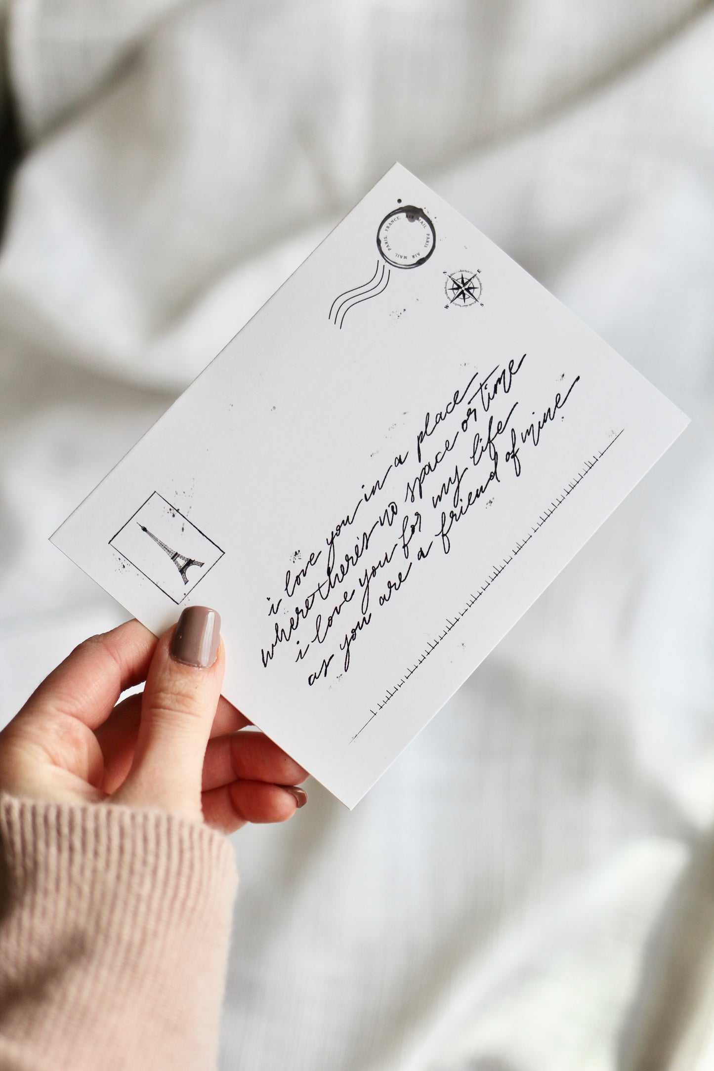 "French Cafe" Valentine Card