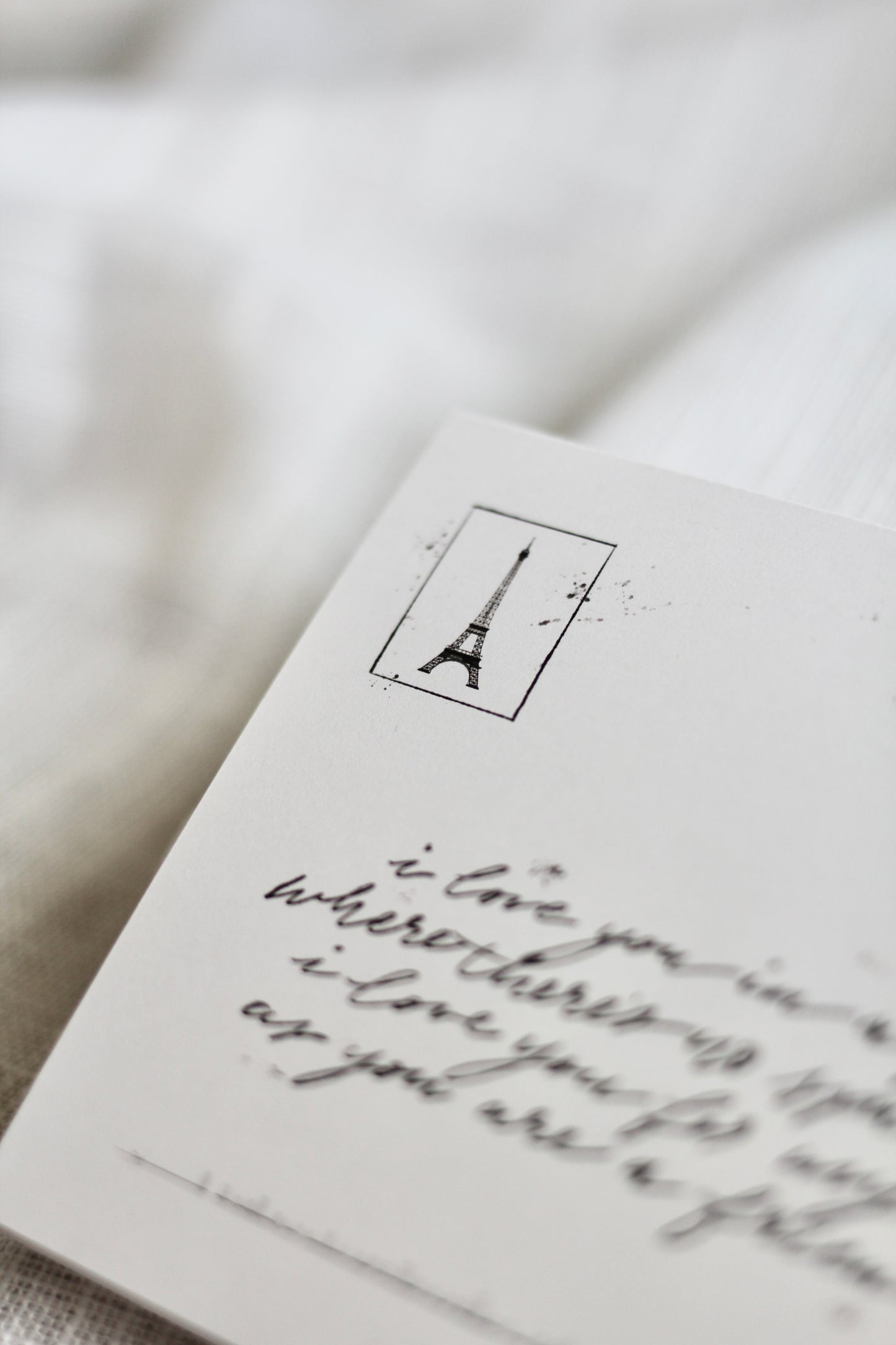 "French Cafe" Valentine Card