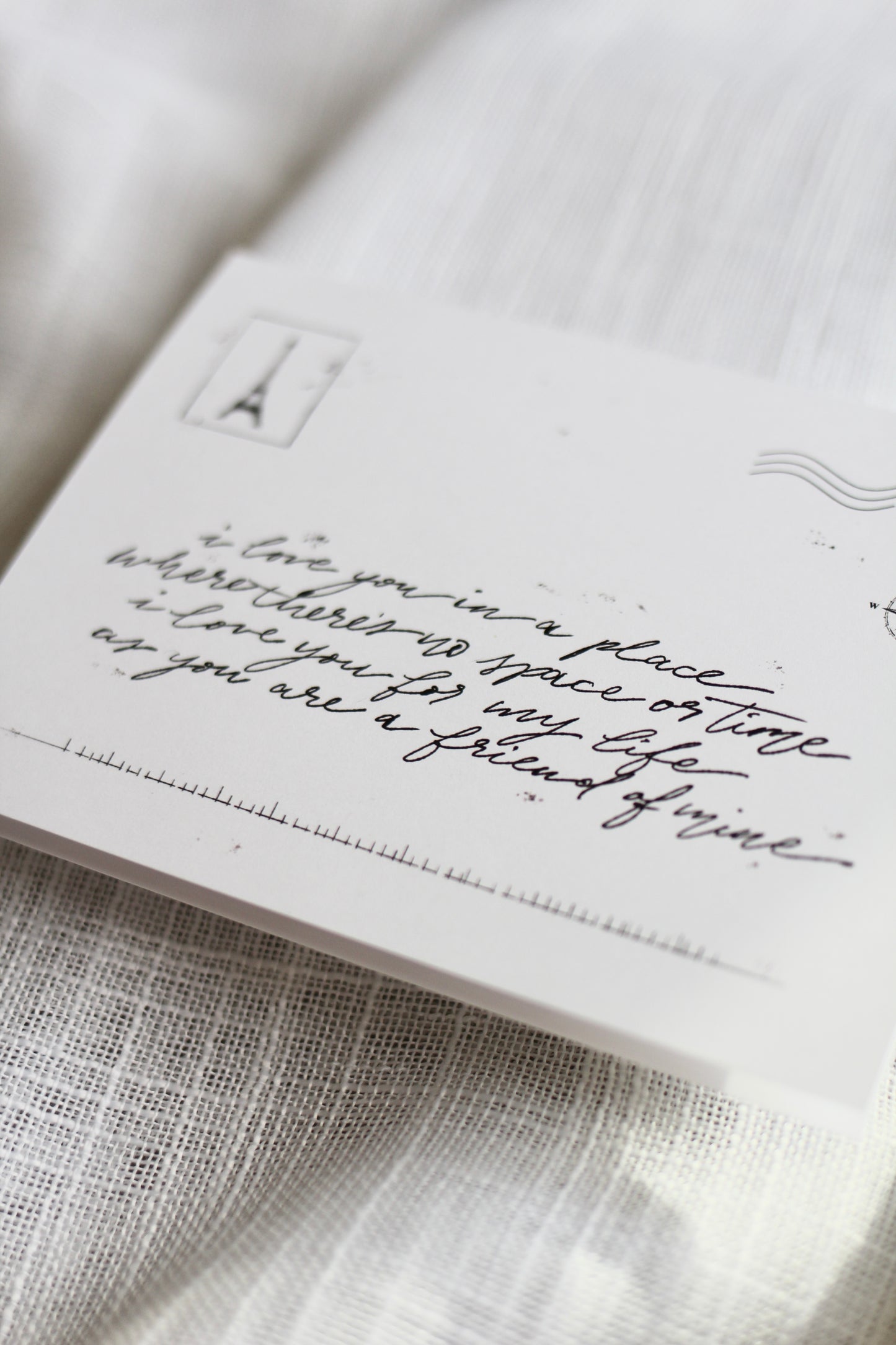 "French Cafe" Valentine Card