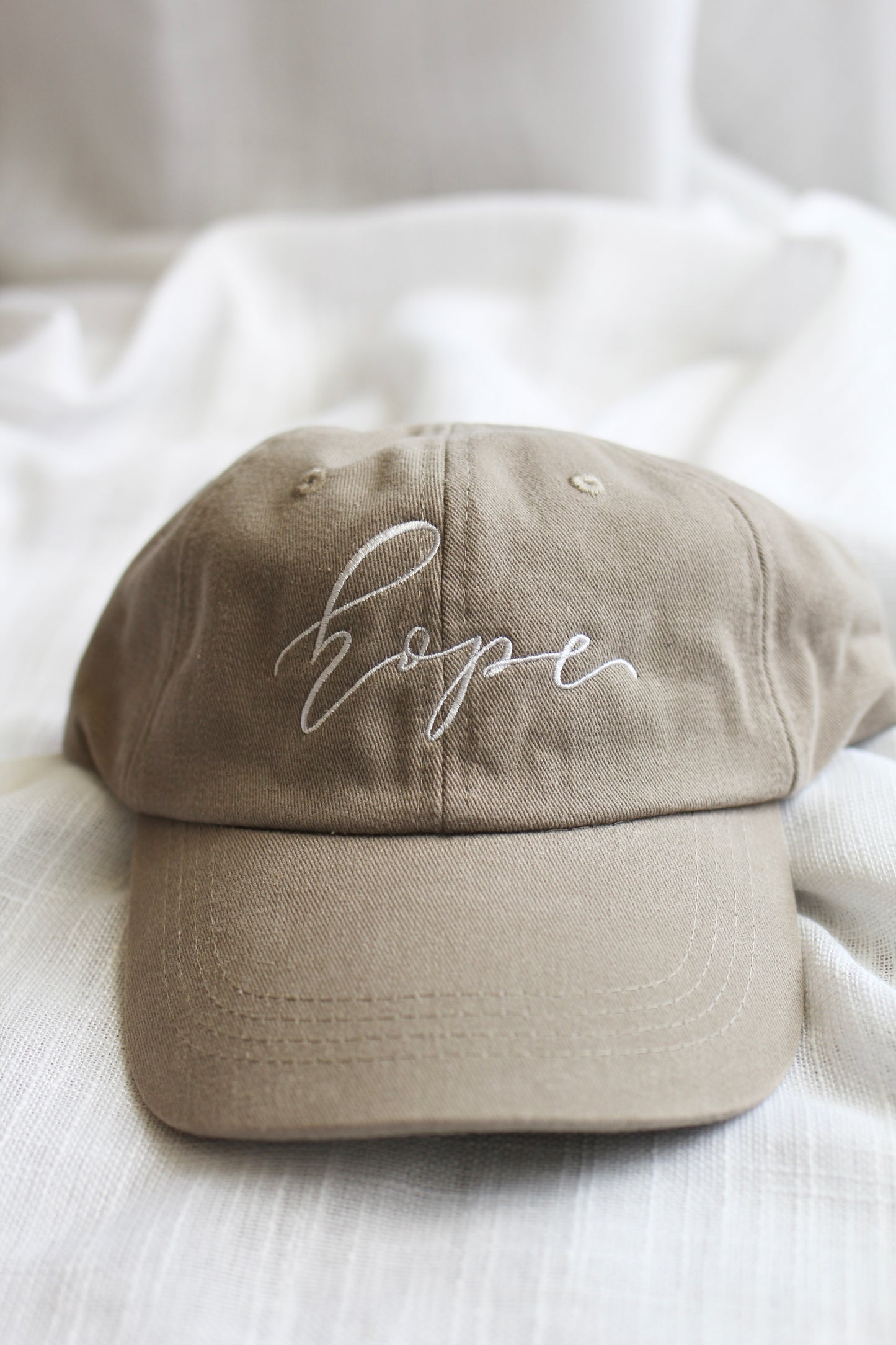 "hope" khaki ladies' hat