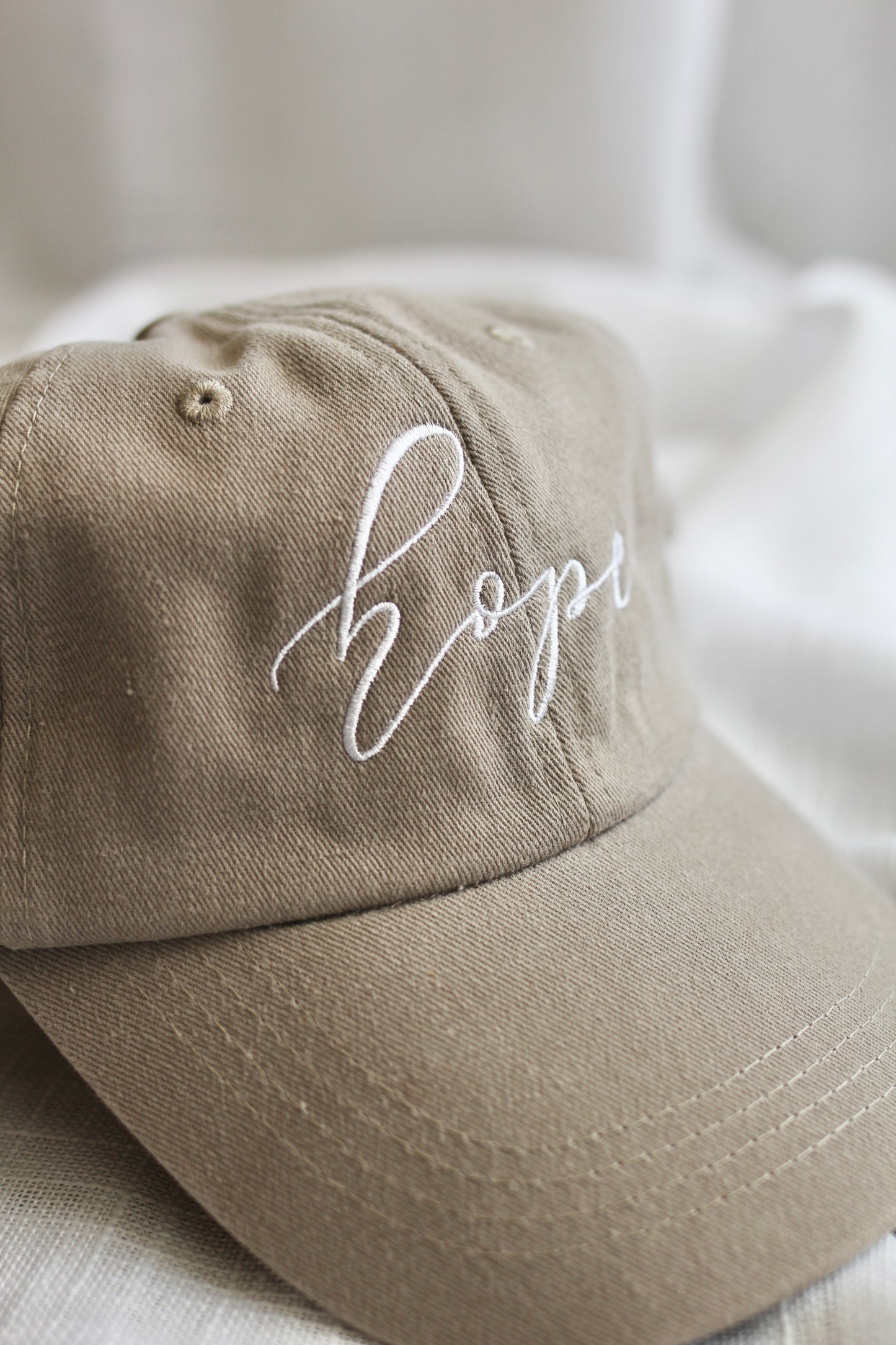 "hope" khaki ladies' hat