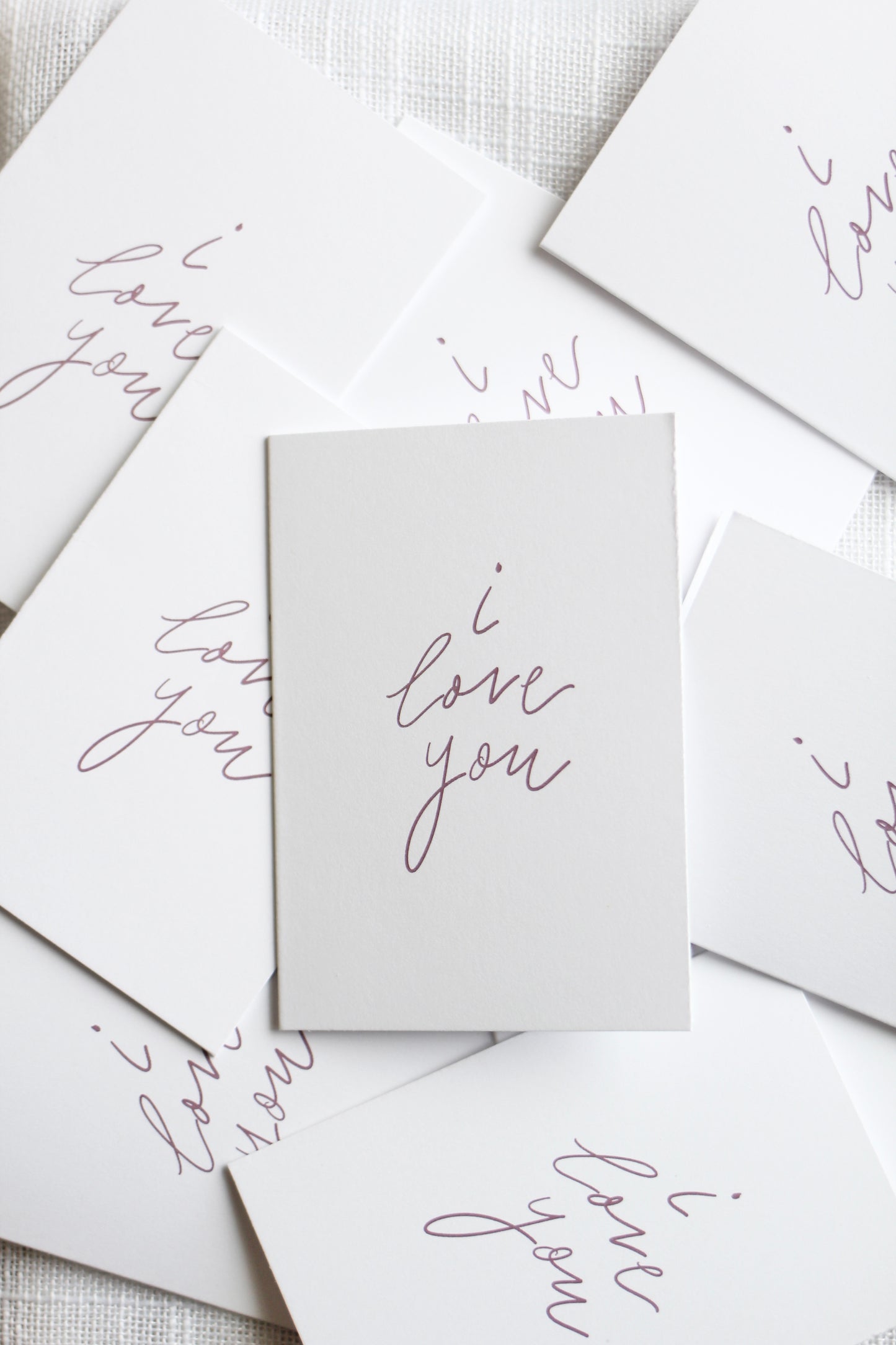 "i love you" | mini notecards