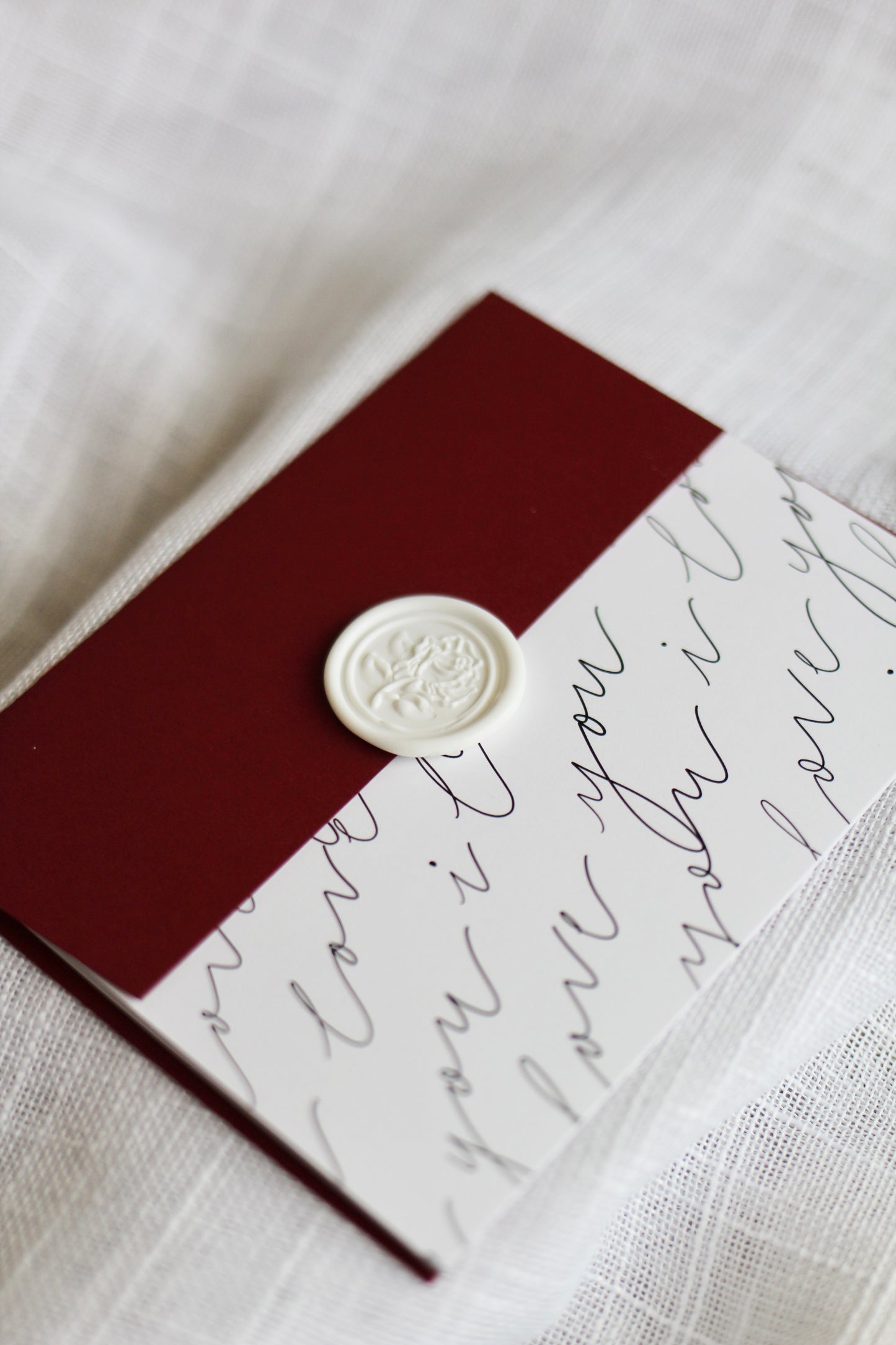 6-Pack Elegant Script Valentines