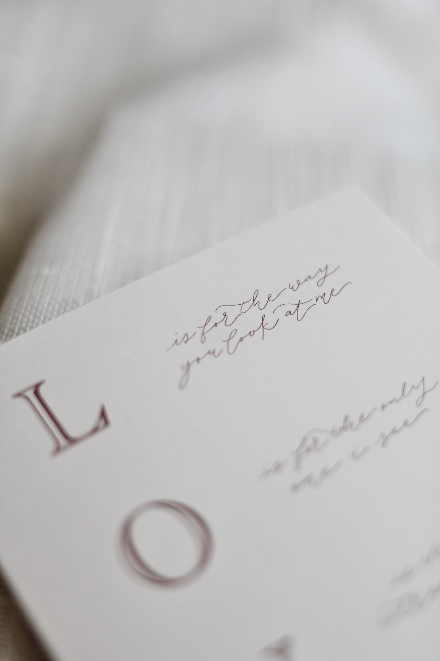 L. O. V. E. Blush Valentine