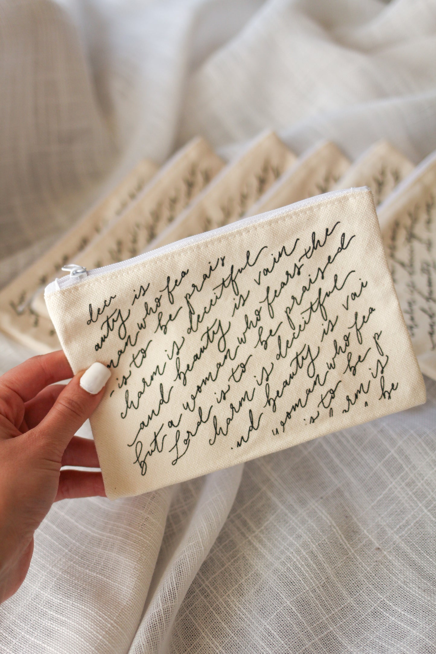Zippered Pouch | Proverbs 31 Script