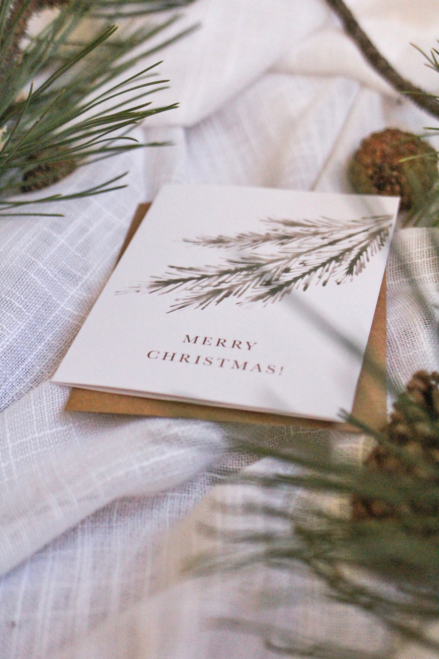 "Merry Christmas" | Earthy Christmas Cards
