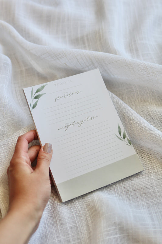 Elegant to-do list  |  prioritize your day