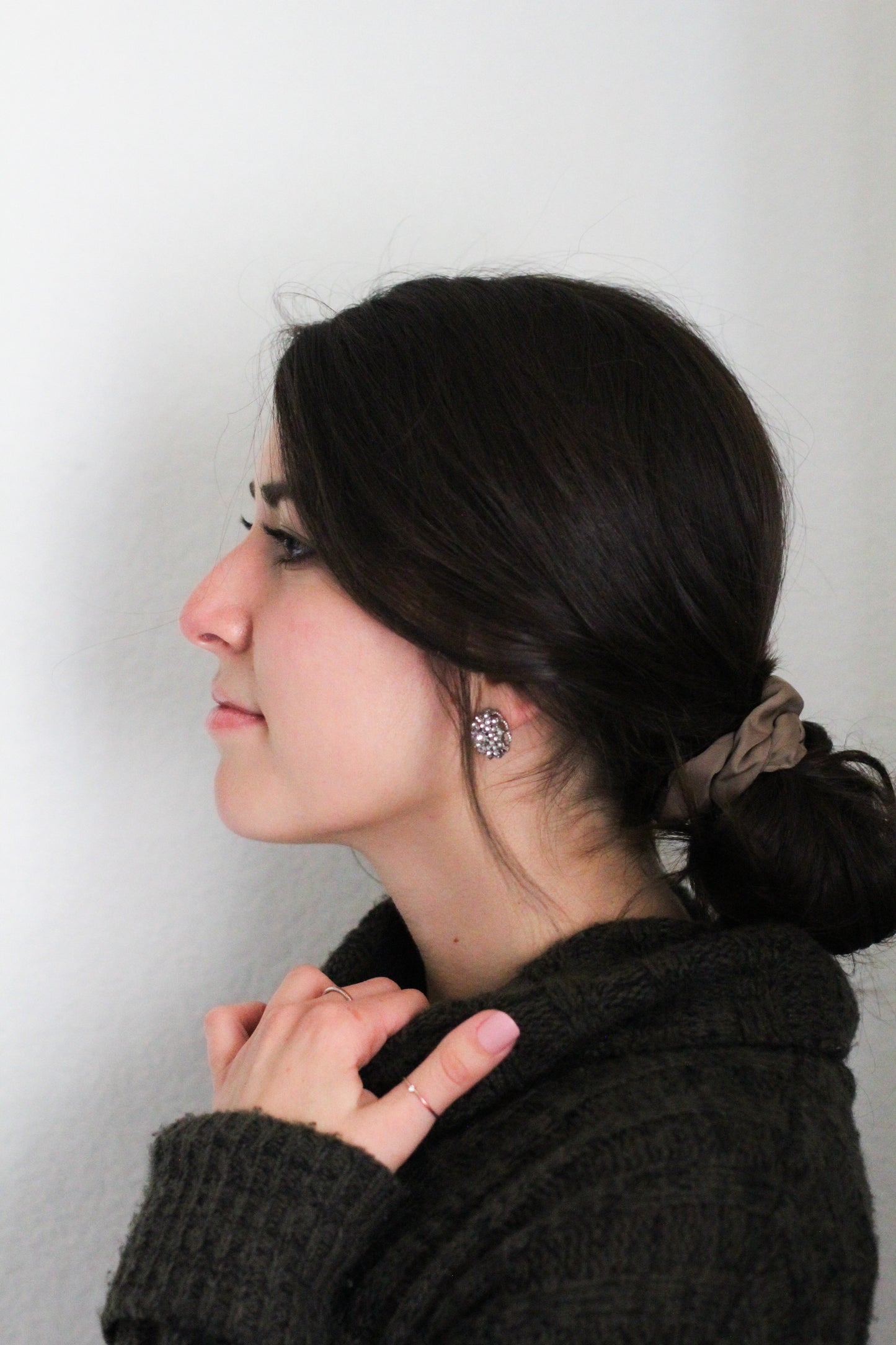 "Latte" Hair Scrunchy