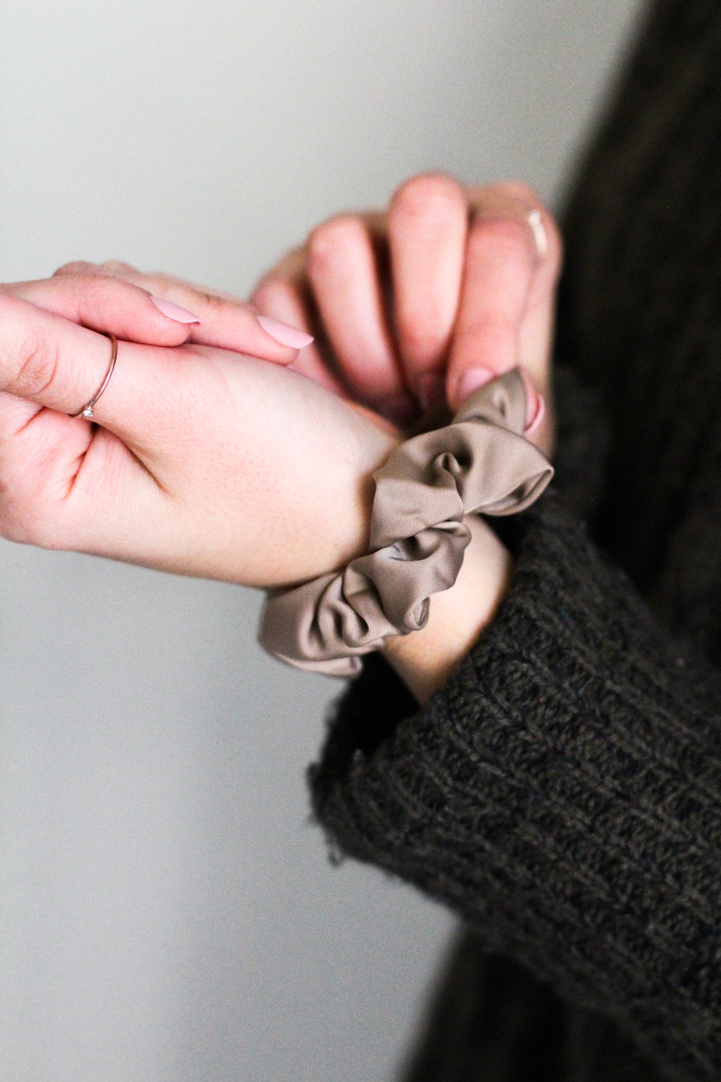 "Latte" Hair Scrunchy