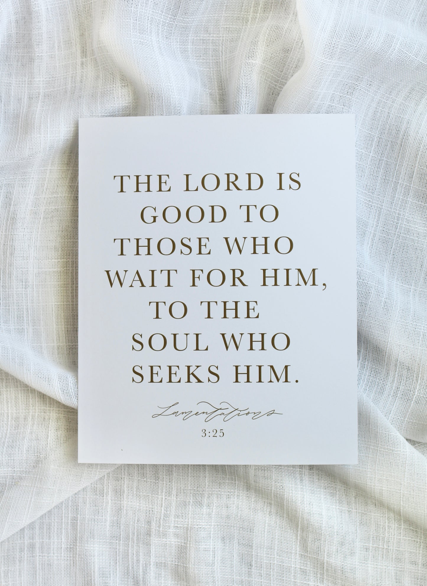 lamentations 3:25  |  print