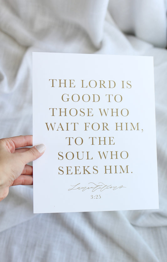 lamentations 3:25  |  print