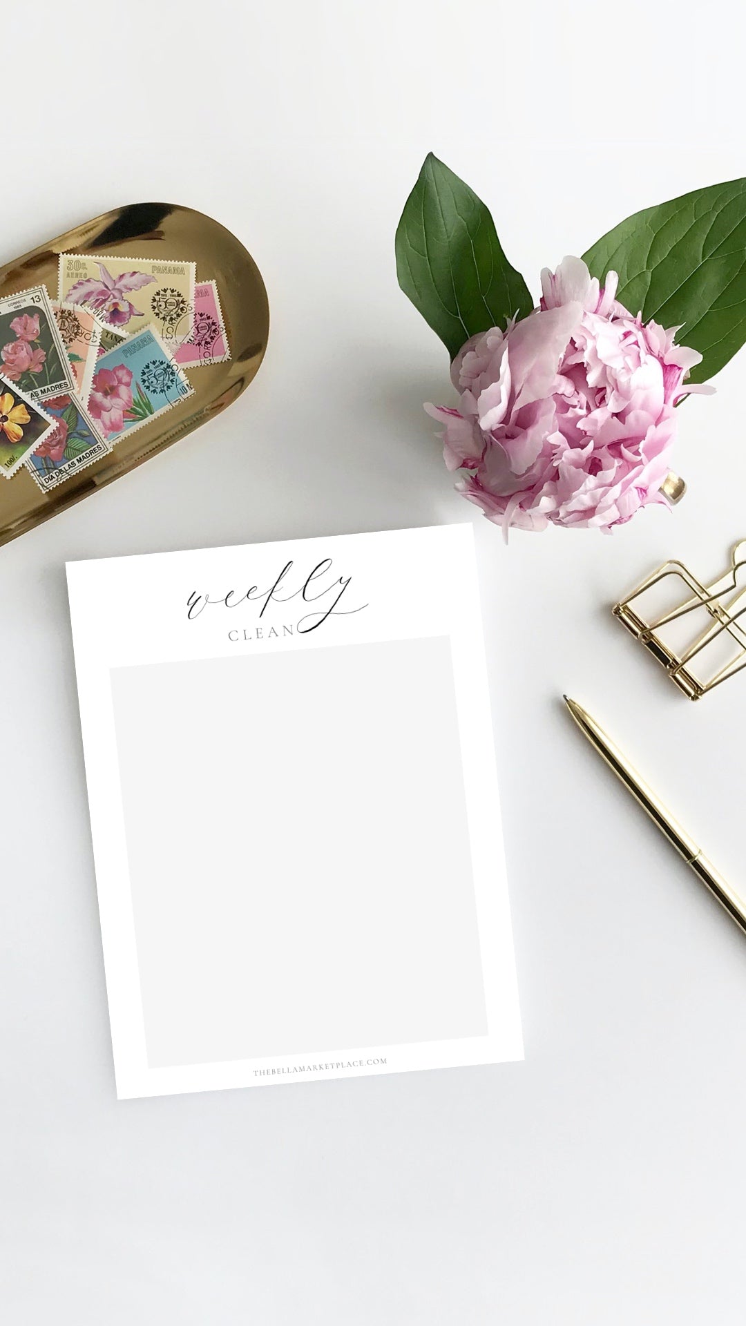 Weekly Cleaning List (blank) | digital download