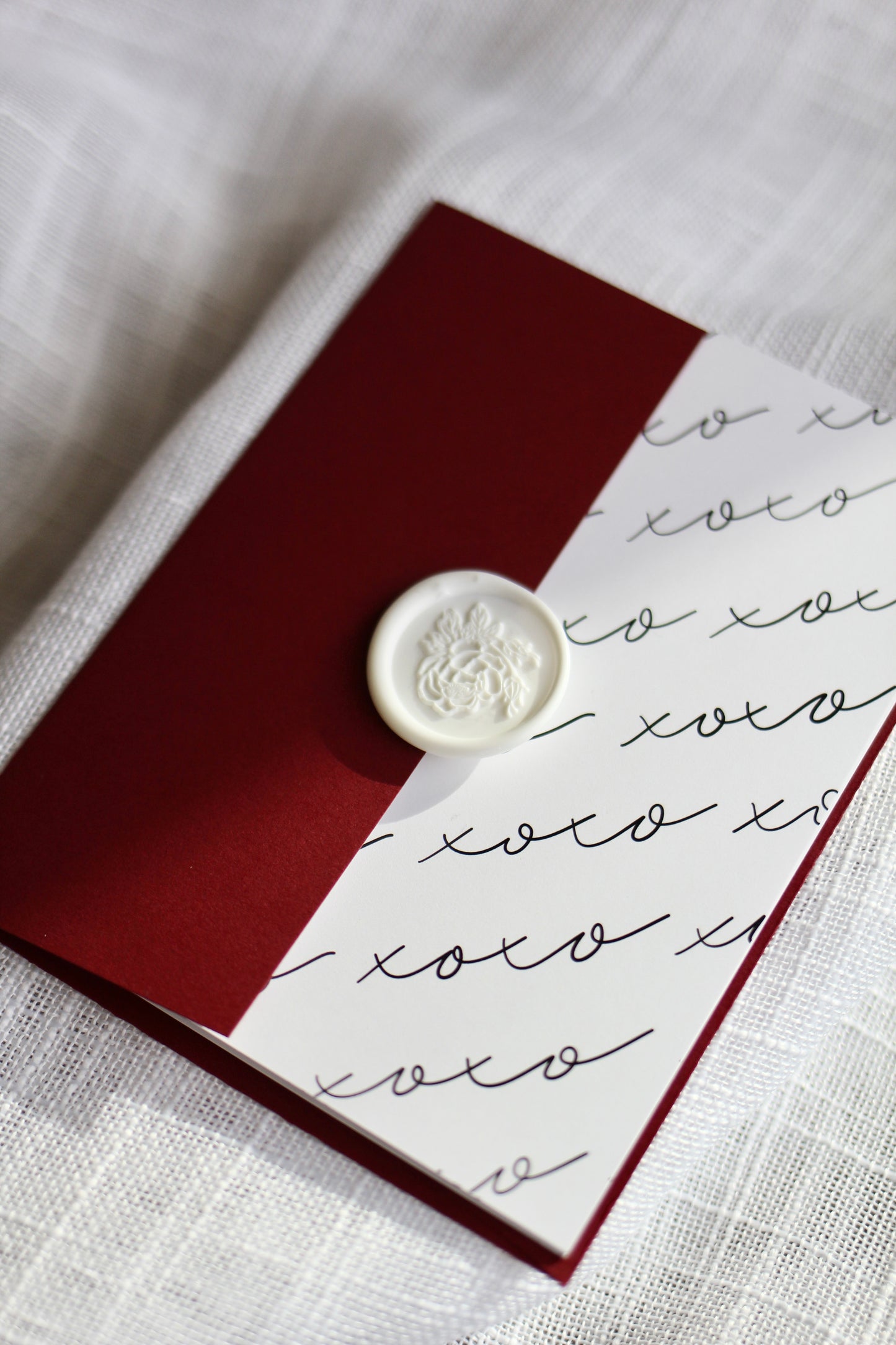 6-Pack Elegant Script Valentines