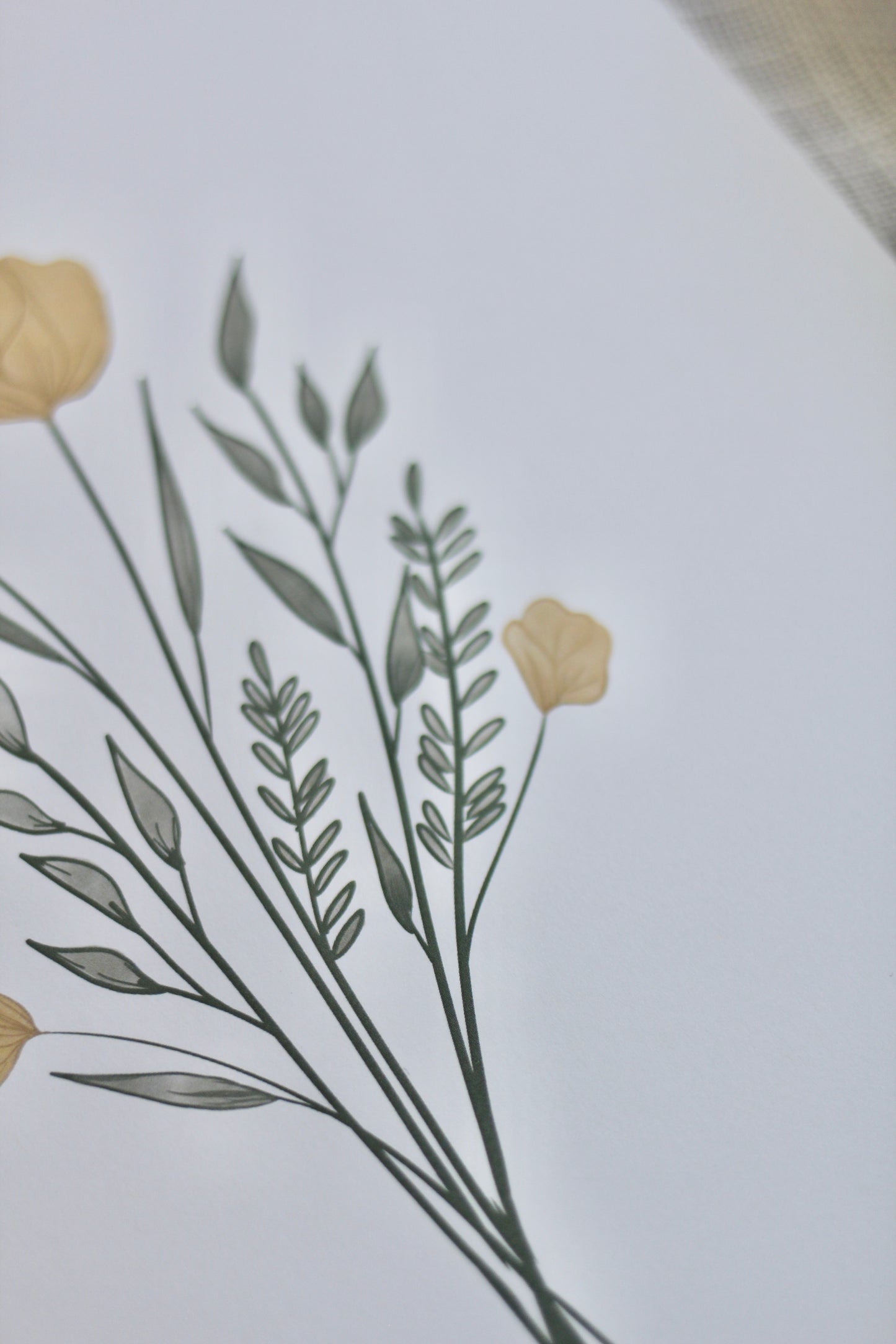 watercolor floral bouquet  |  8x10" print