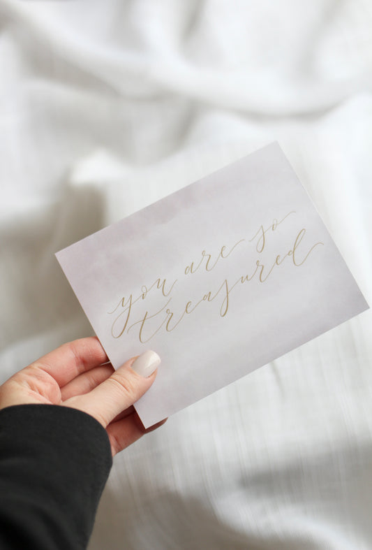 "you are so treasured" | set of 6 notecards