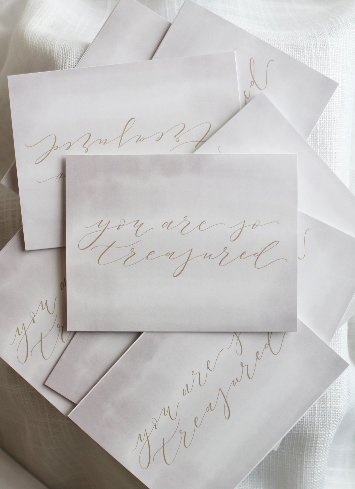 "you are so treasured" | set of 6 notecards