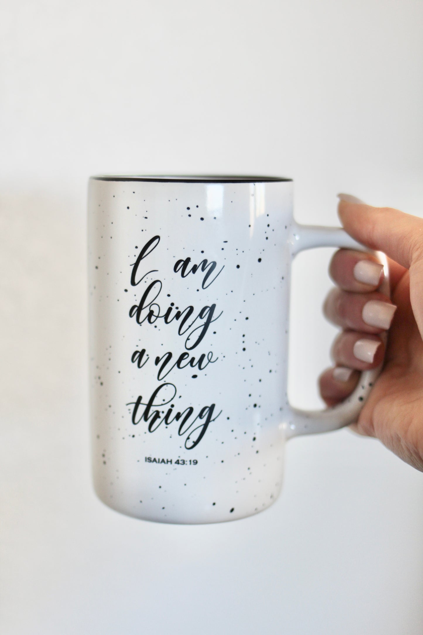 Isaiah 43:19 Tall Camper Mug