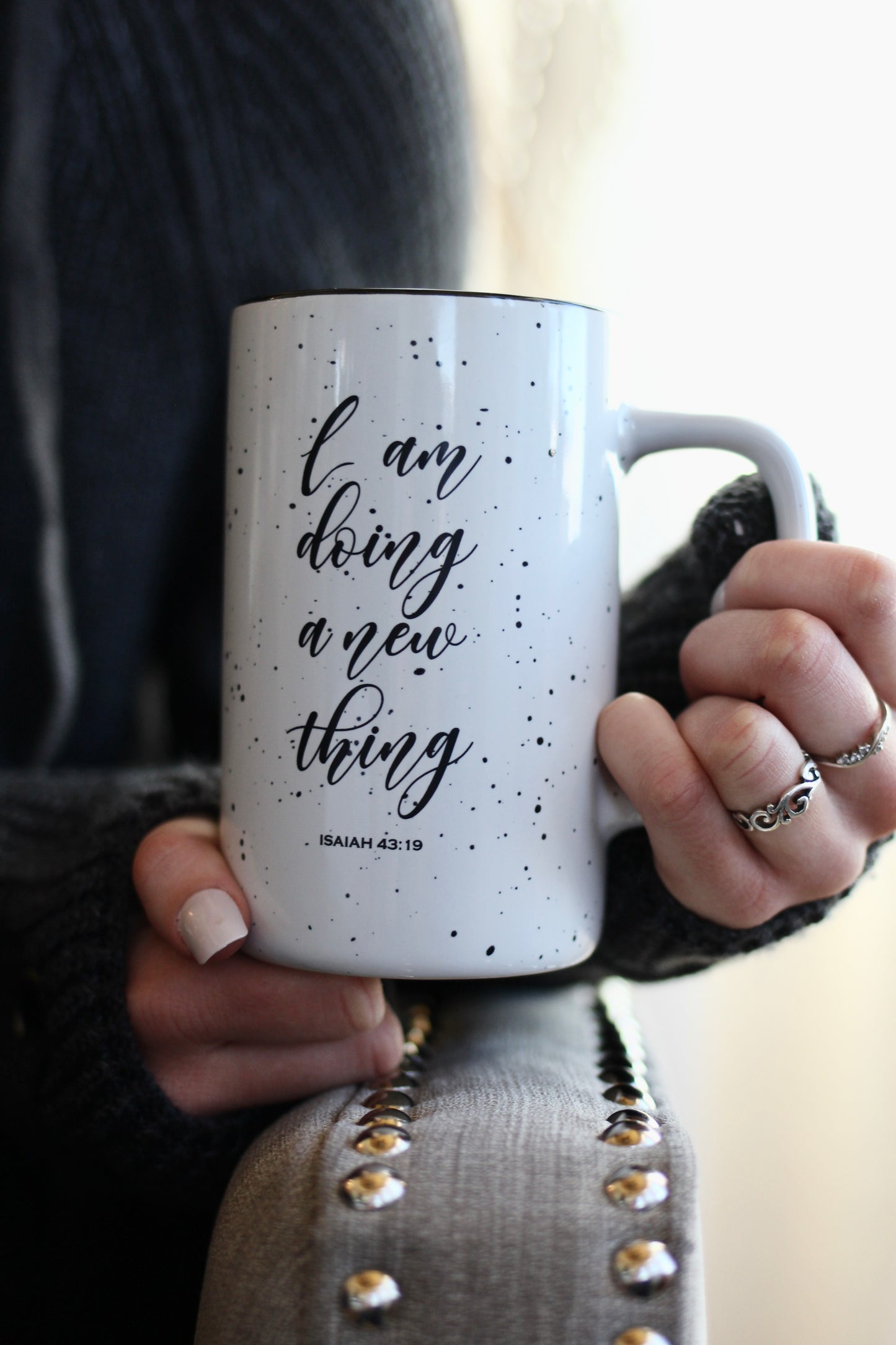 Isaiah 43:19 Tall Camper Mug