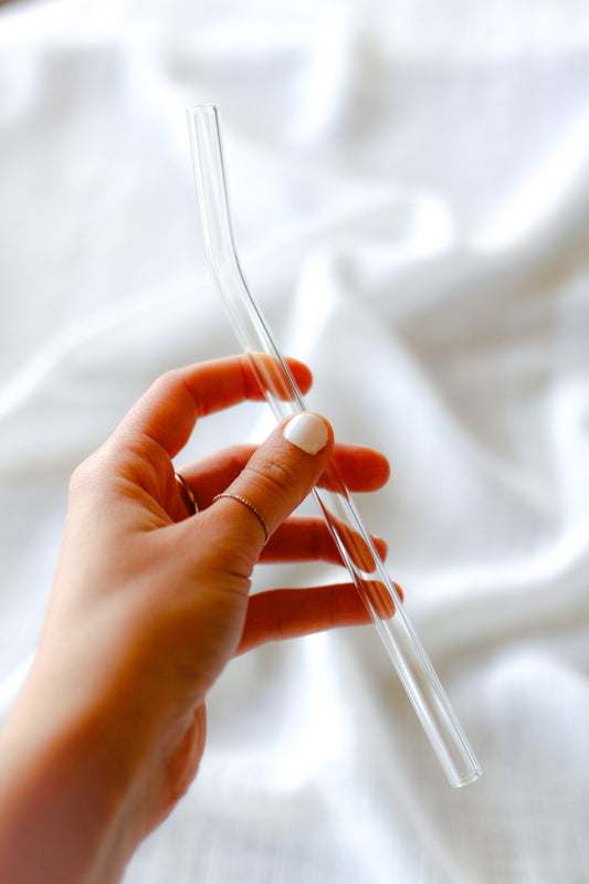 Elegant Reusable Glass Straw