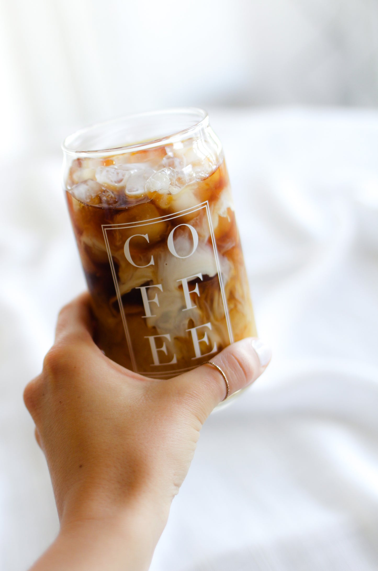 16 oz. COFFEE Can Glass