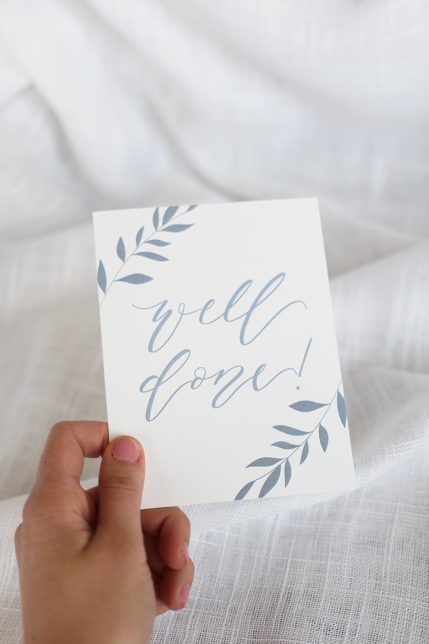 Assorted Congratulatory Card Set | Elegant Speckled Blue Stationery