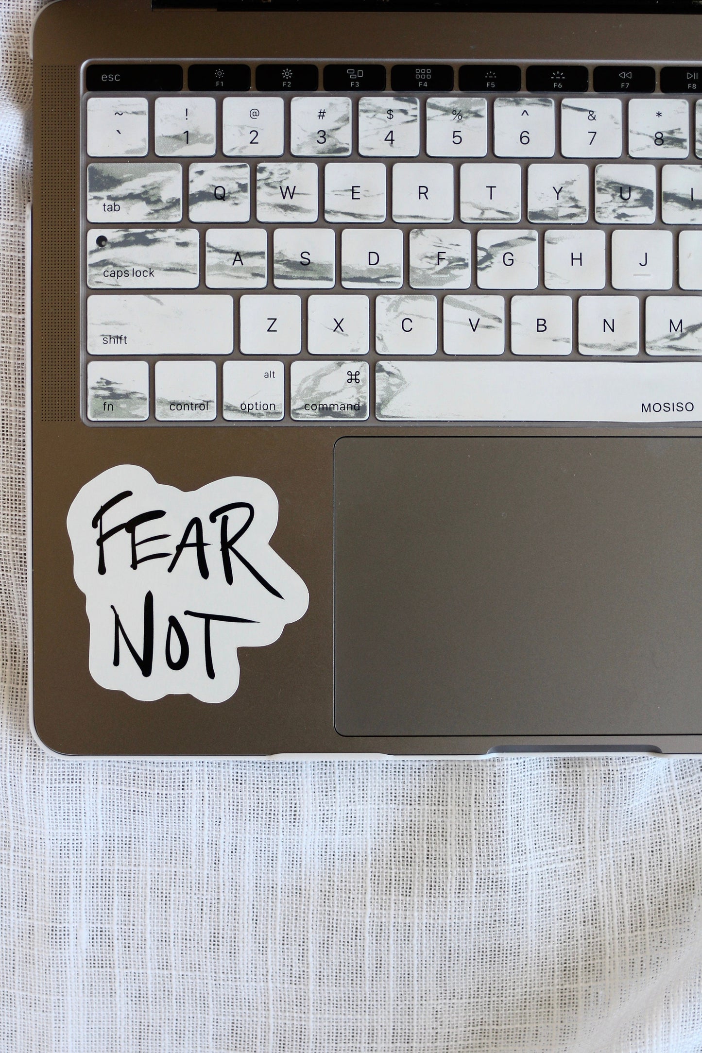 Hand Lettered Vinyl Stickers | "fear not "