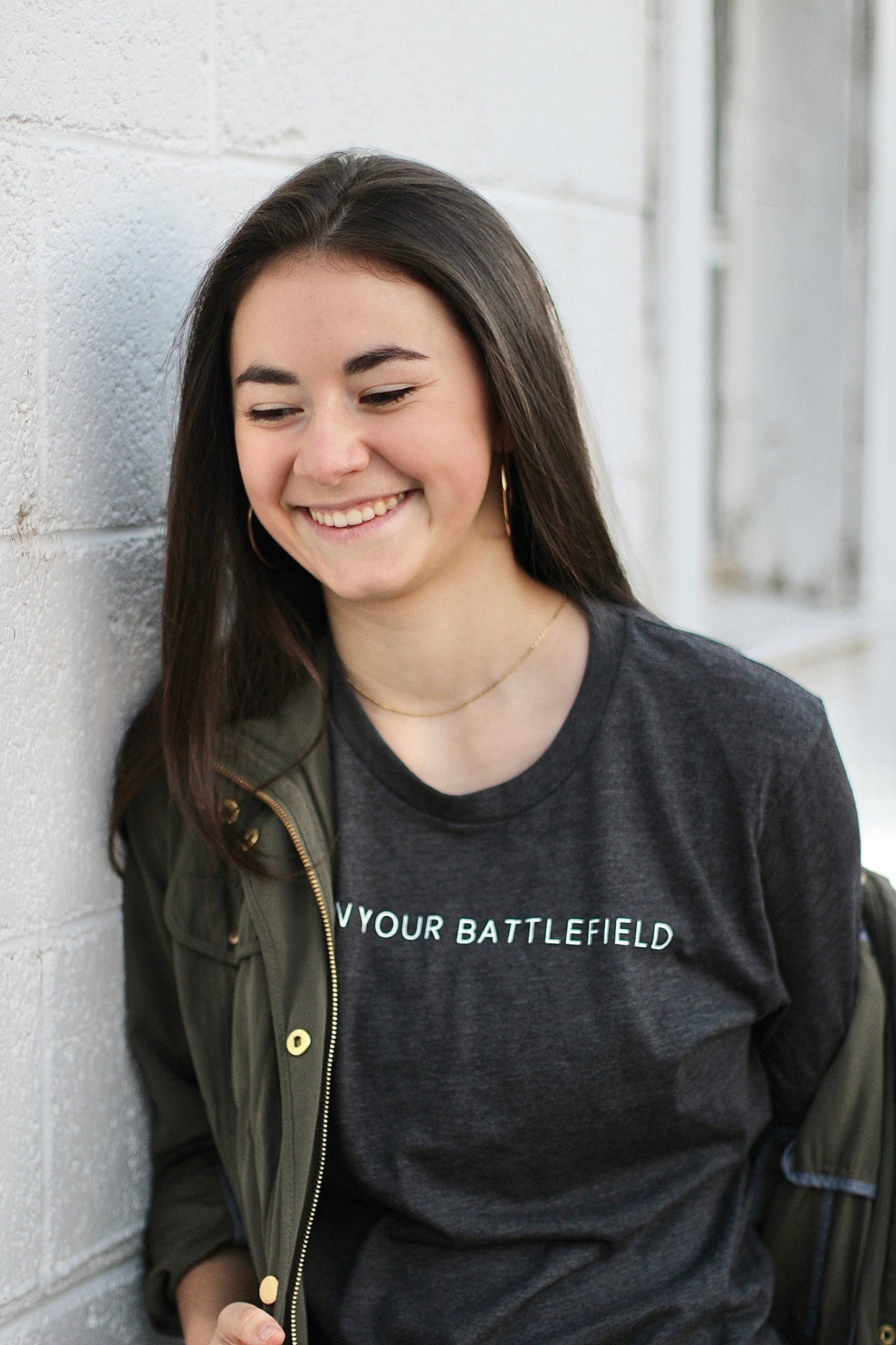 Ephesians 6:12 |  KNOW YOUR BATTLEFIELD t-shirts | Dark grey heather | Unisex