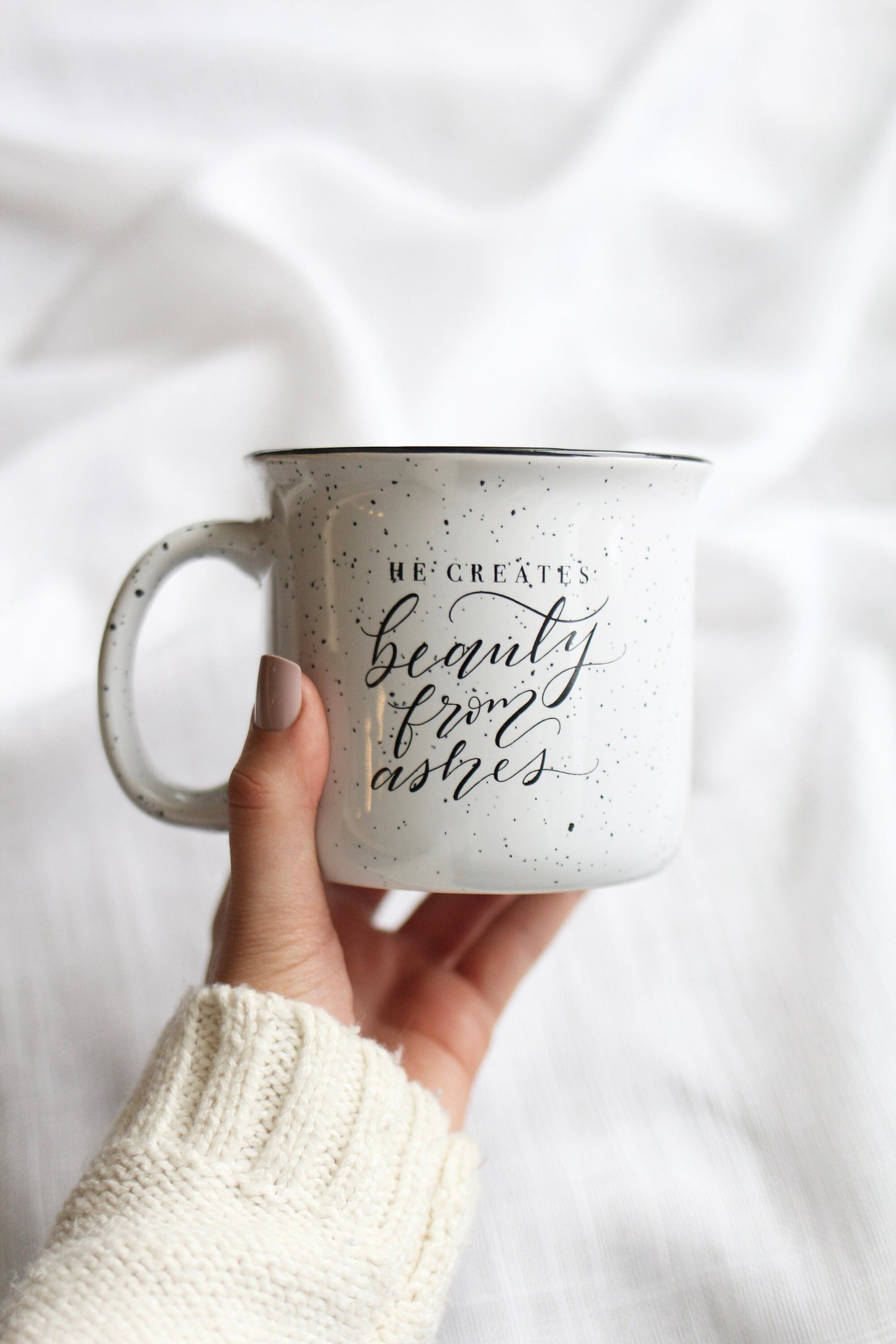 "Beauty from Ashes" Camper Mug