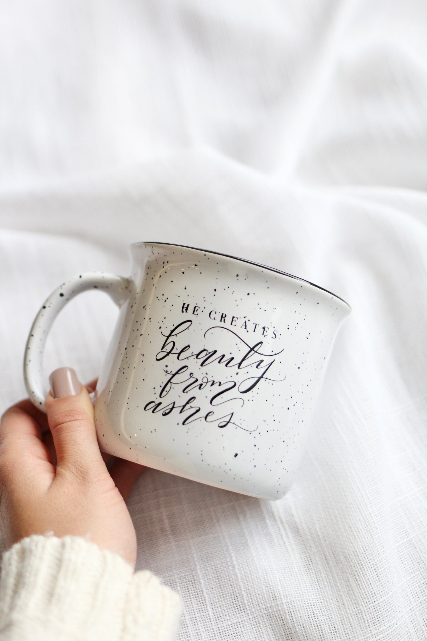 "Beauty from Ashes" Camper Mug