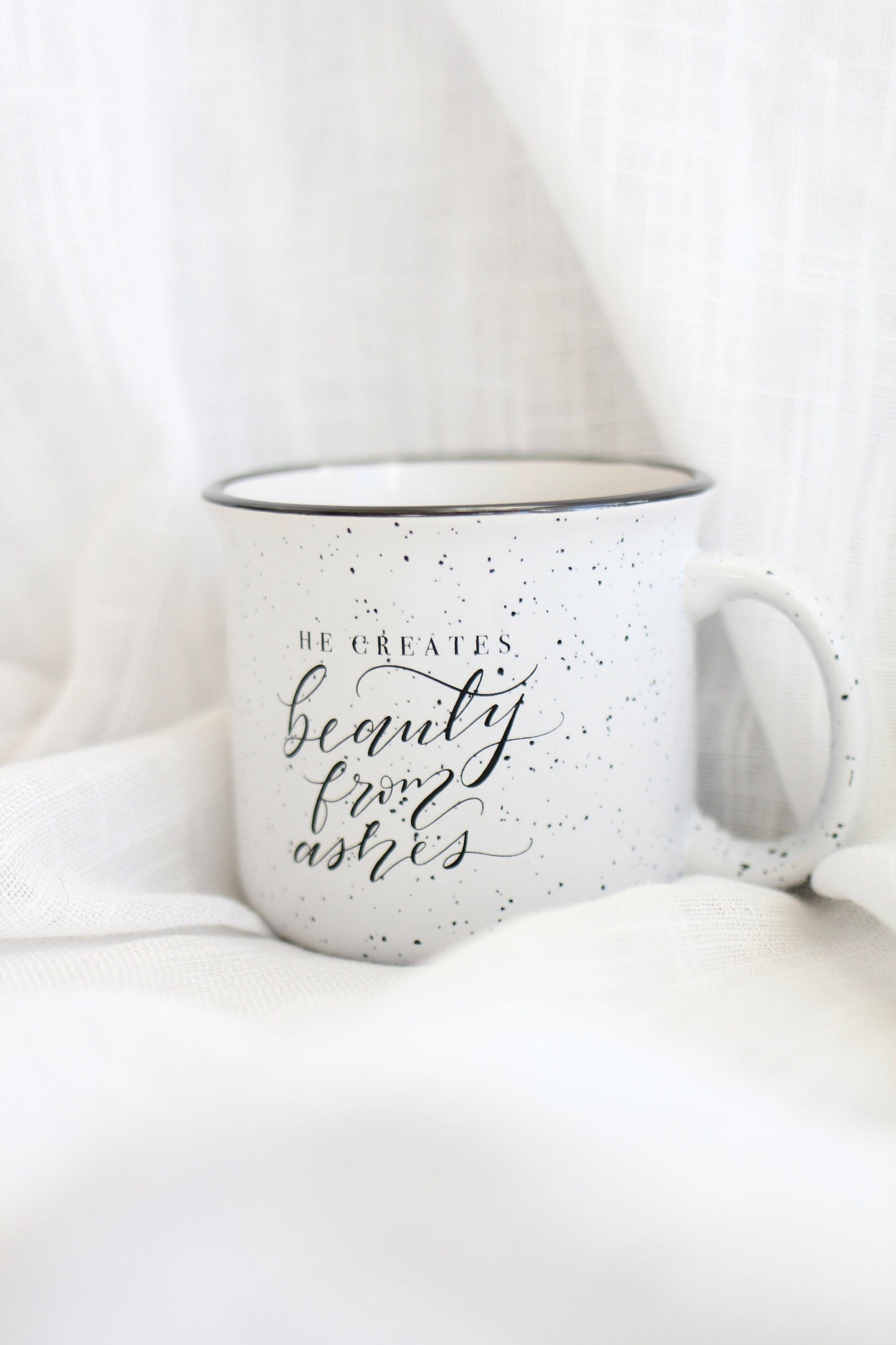 "Beauty from Ashes" Camper Mug